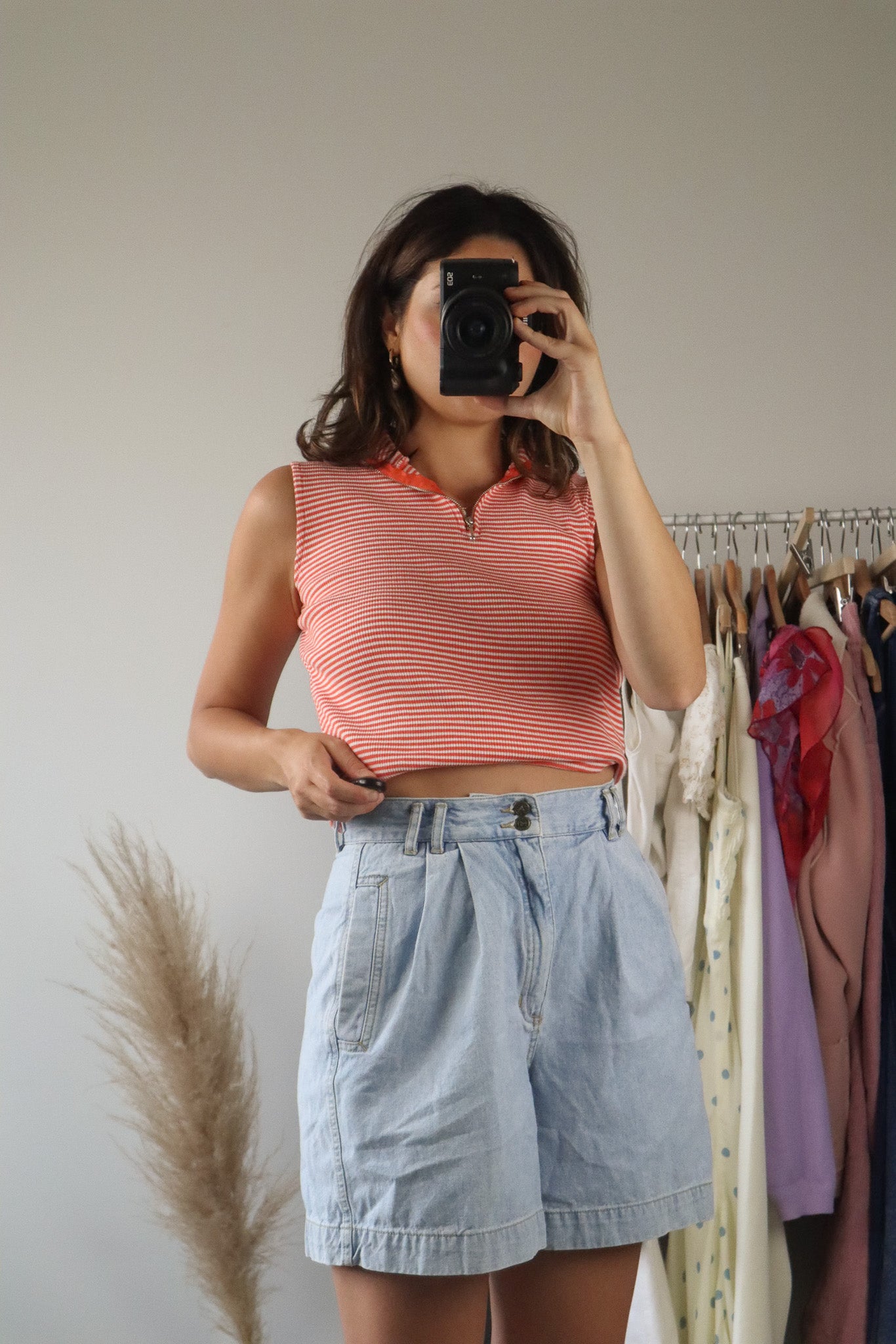 Vintage x Striped Tank (S/M)