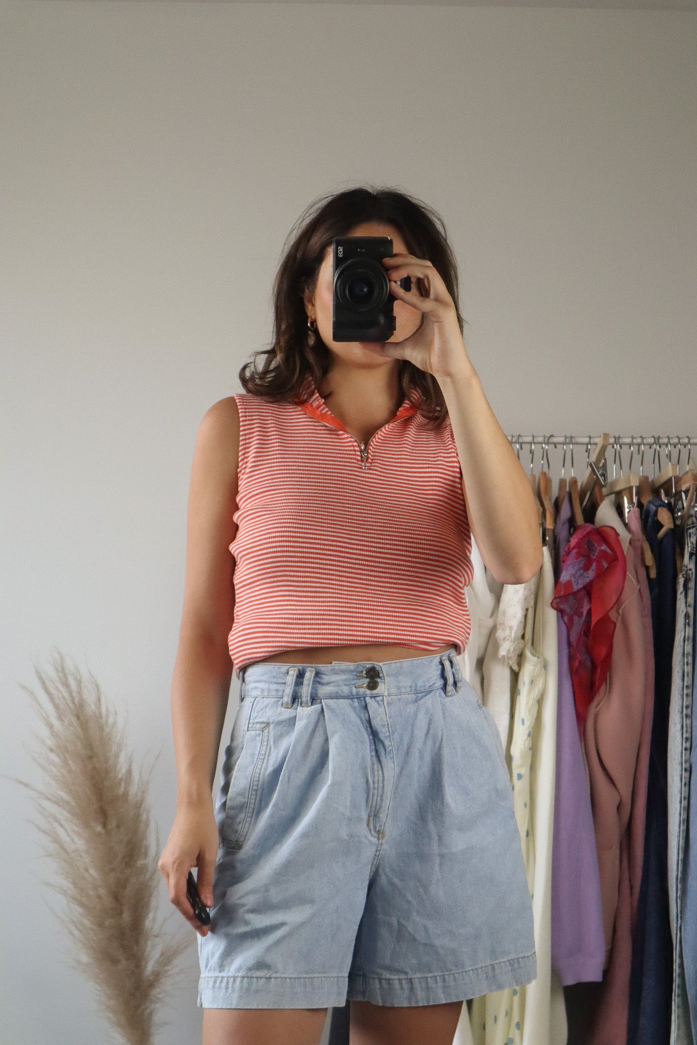 Vintage x Striped Tank (S/M)