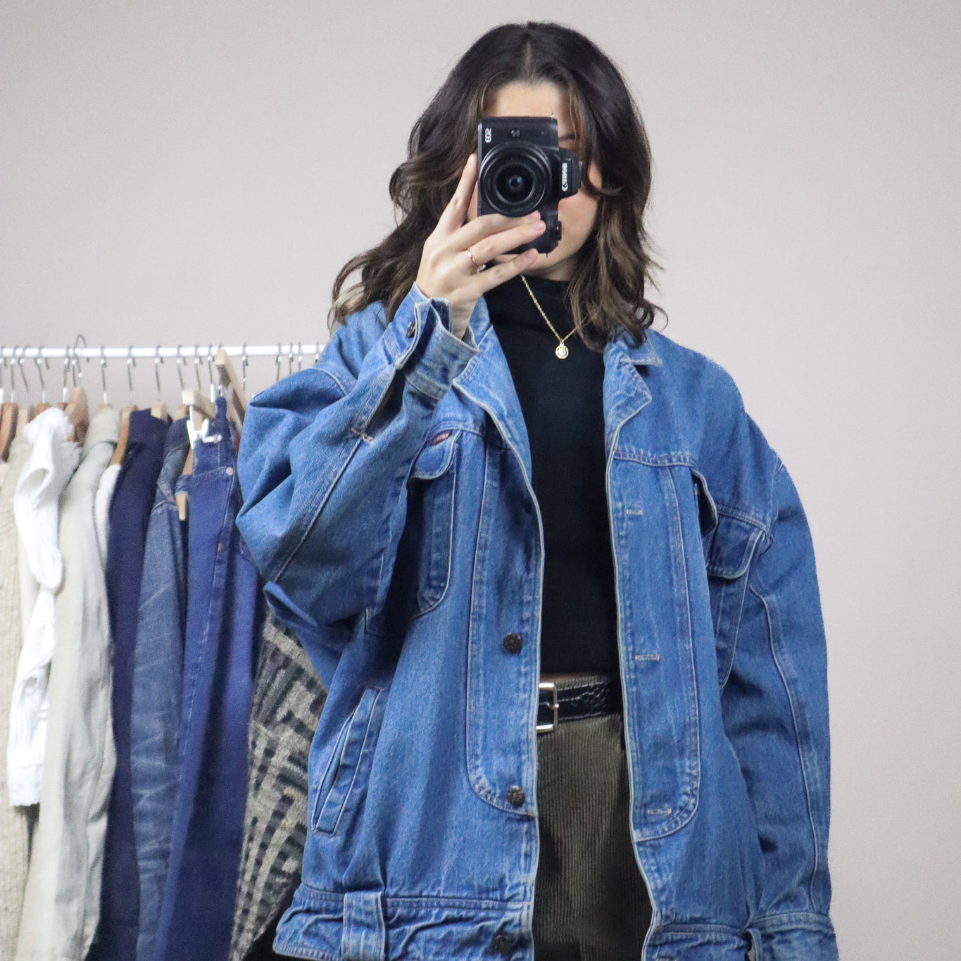 Vintage x Denim Bomber (M/L)