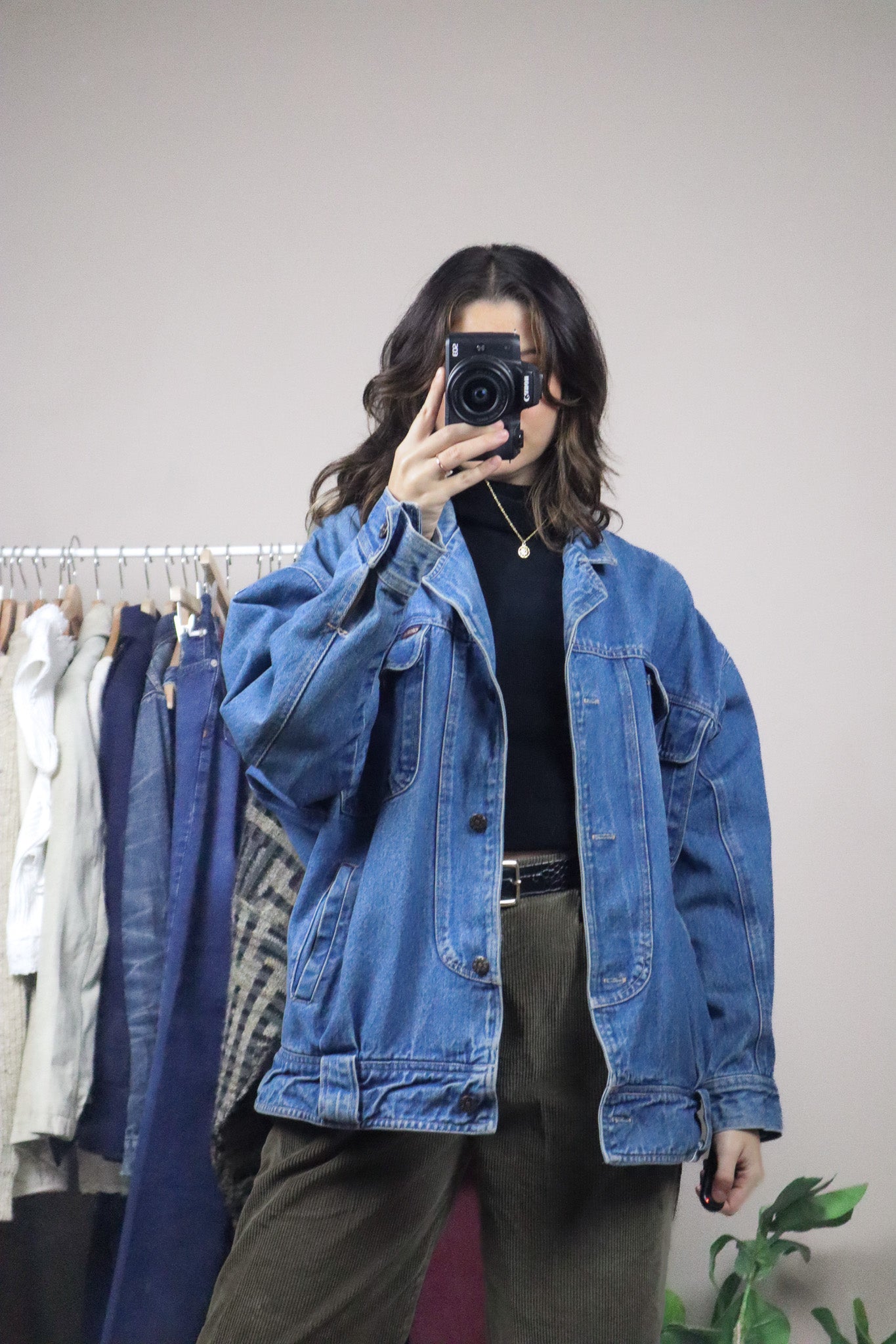 Vintage x Denim Bomber (M/L)