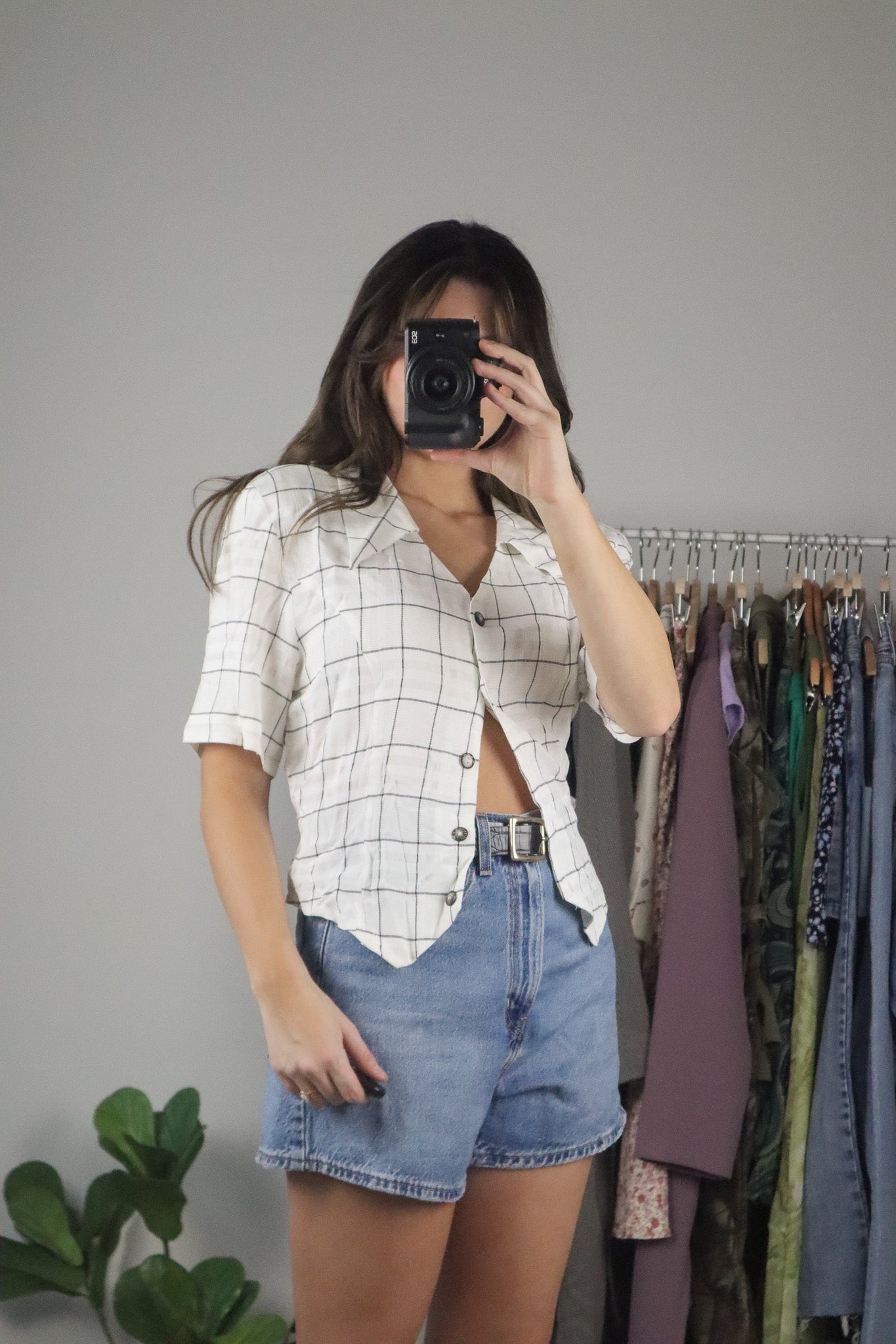 Made in Canada x Vintage x Button Up Short Sleeve Blouse (6/8)