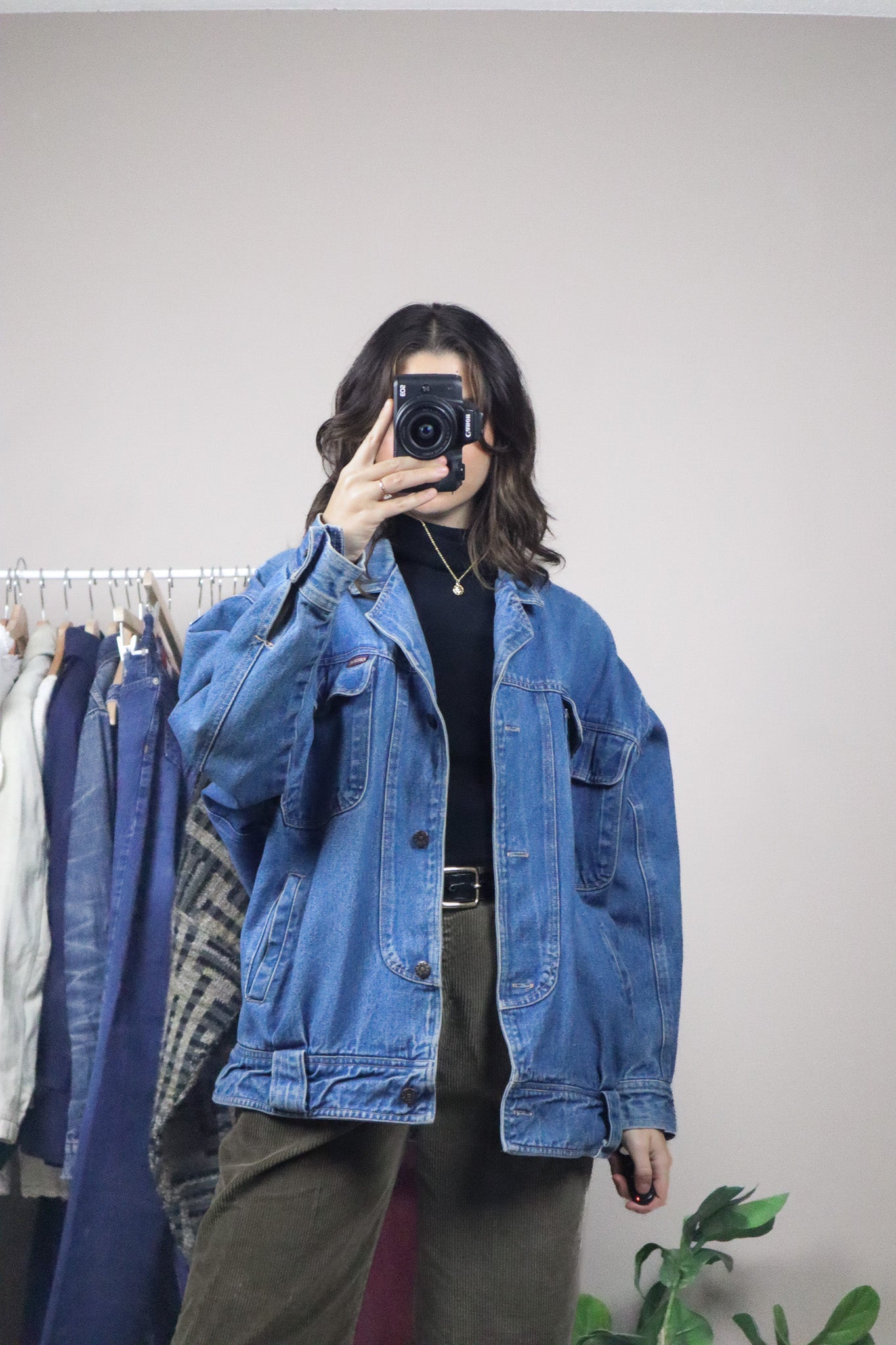 Vintage x Denim Bomber (M/L)