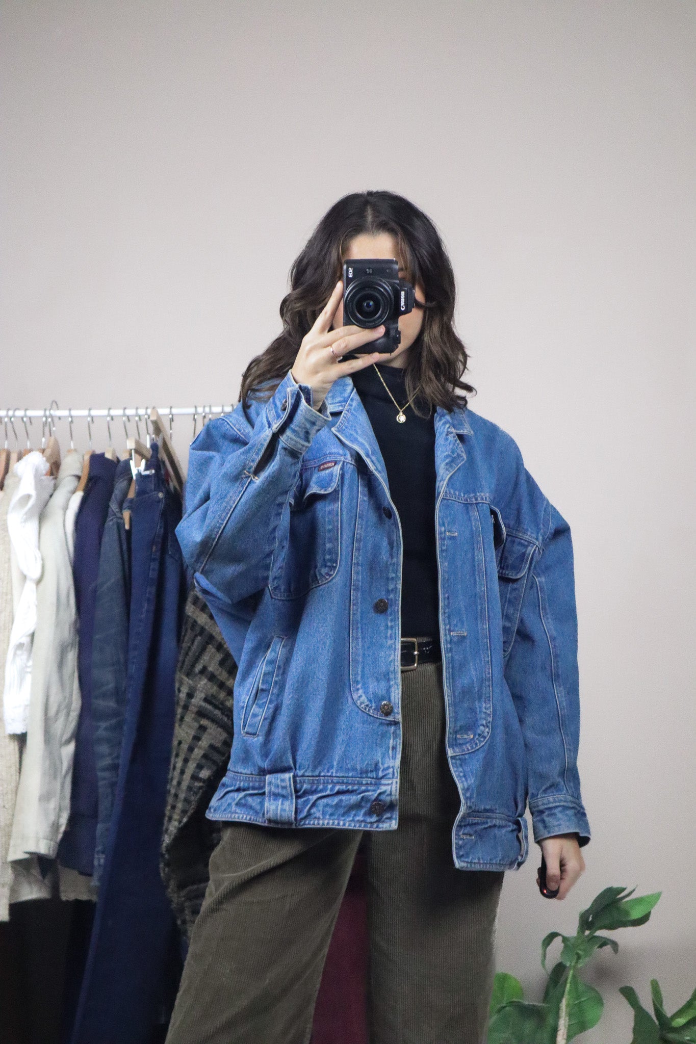 Vintage x Denim Bomber (M/L)