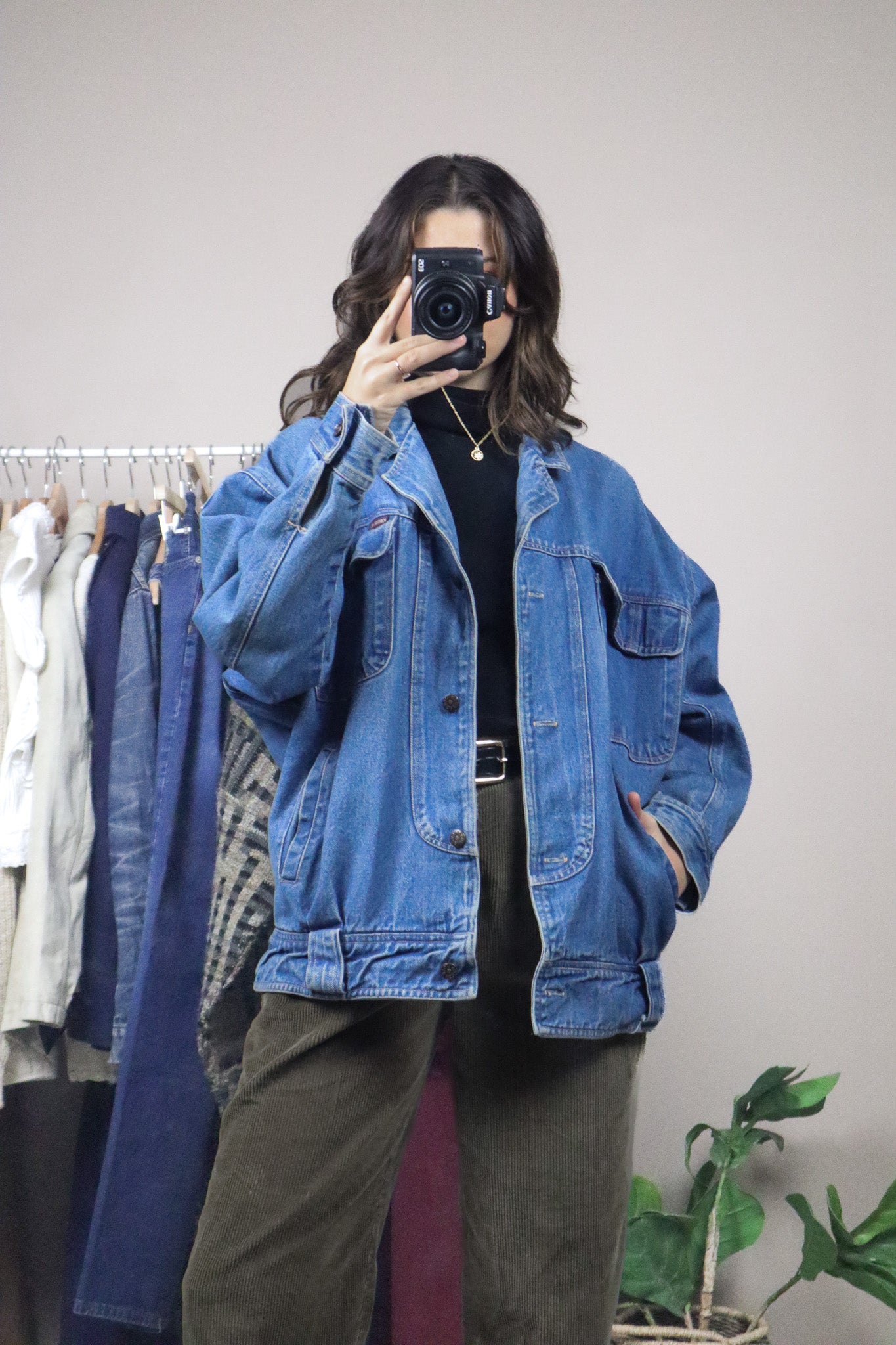 Vintage x Denim Bomber (M/L)