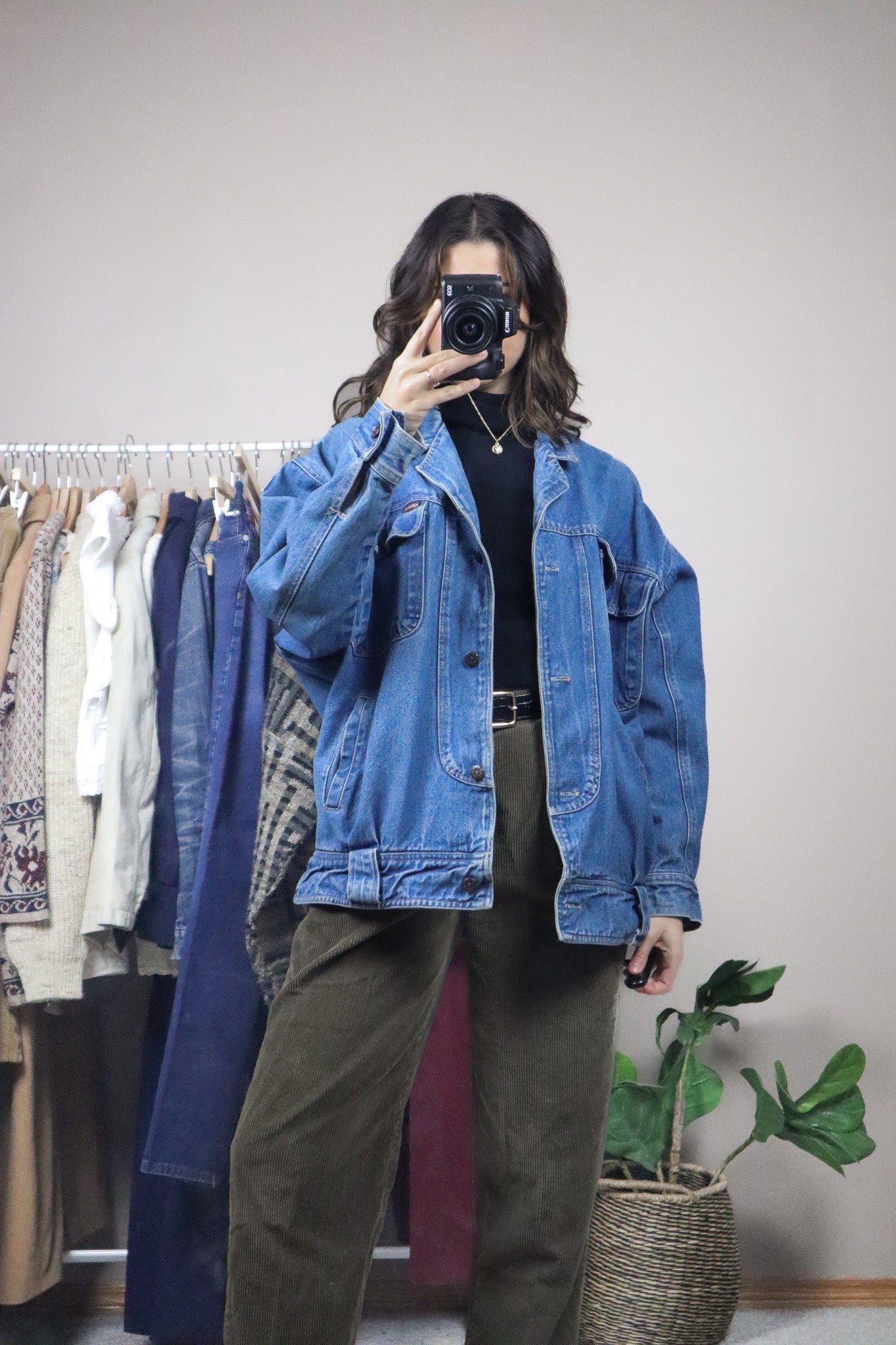 Vintage x Denim Bomber (M/L)