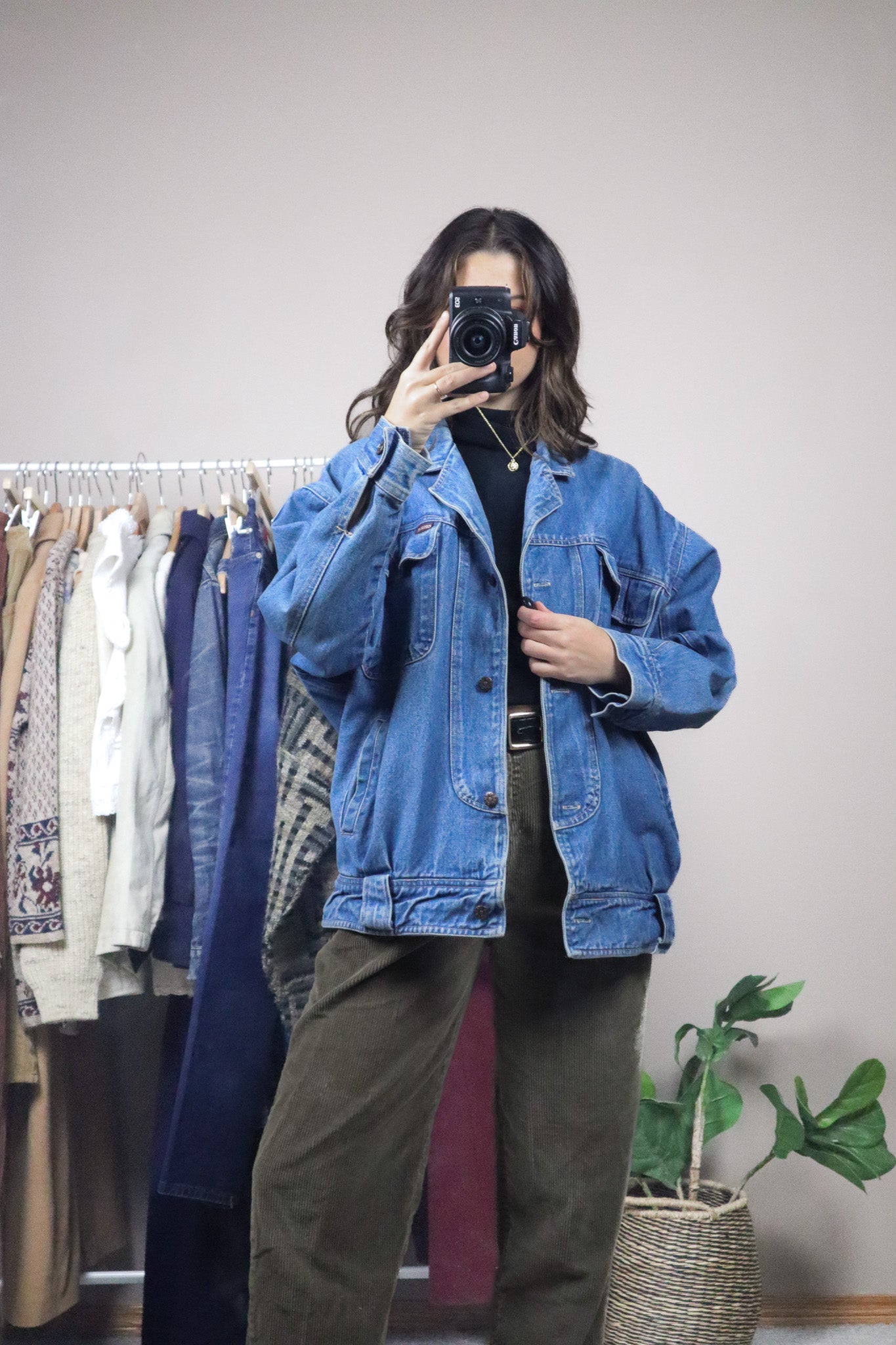 Vintage x Denim Bomber (M/L)