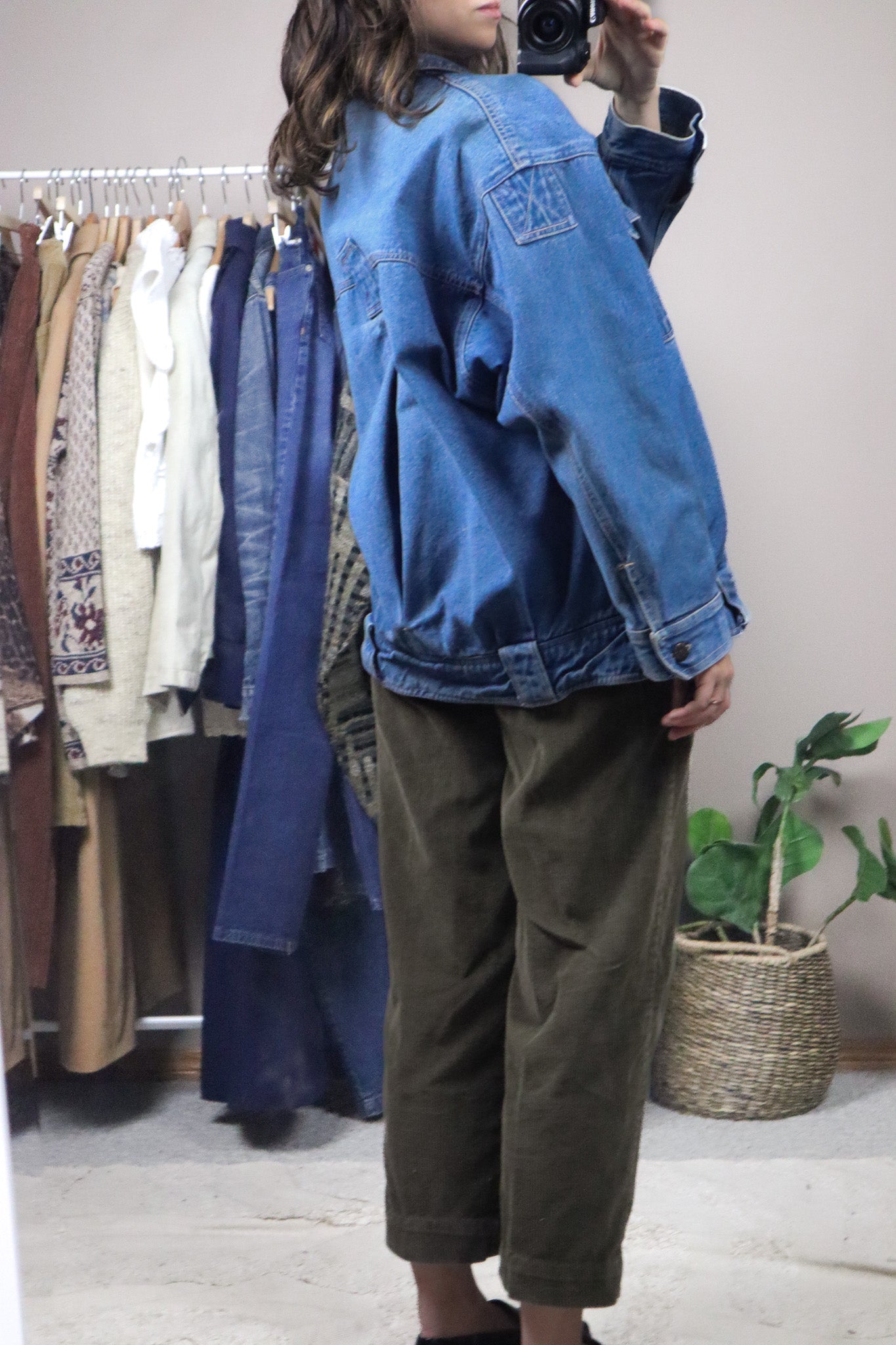 Vintage x Denim Bomber (M/L)