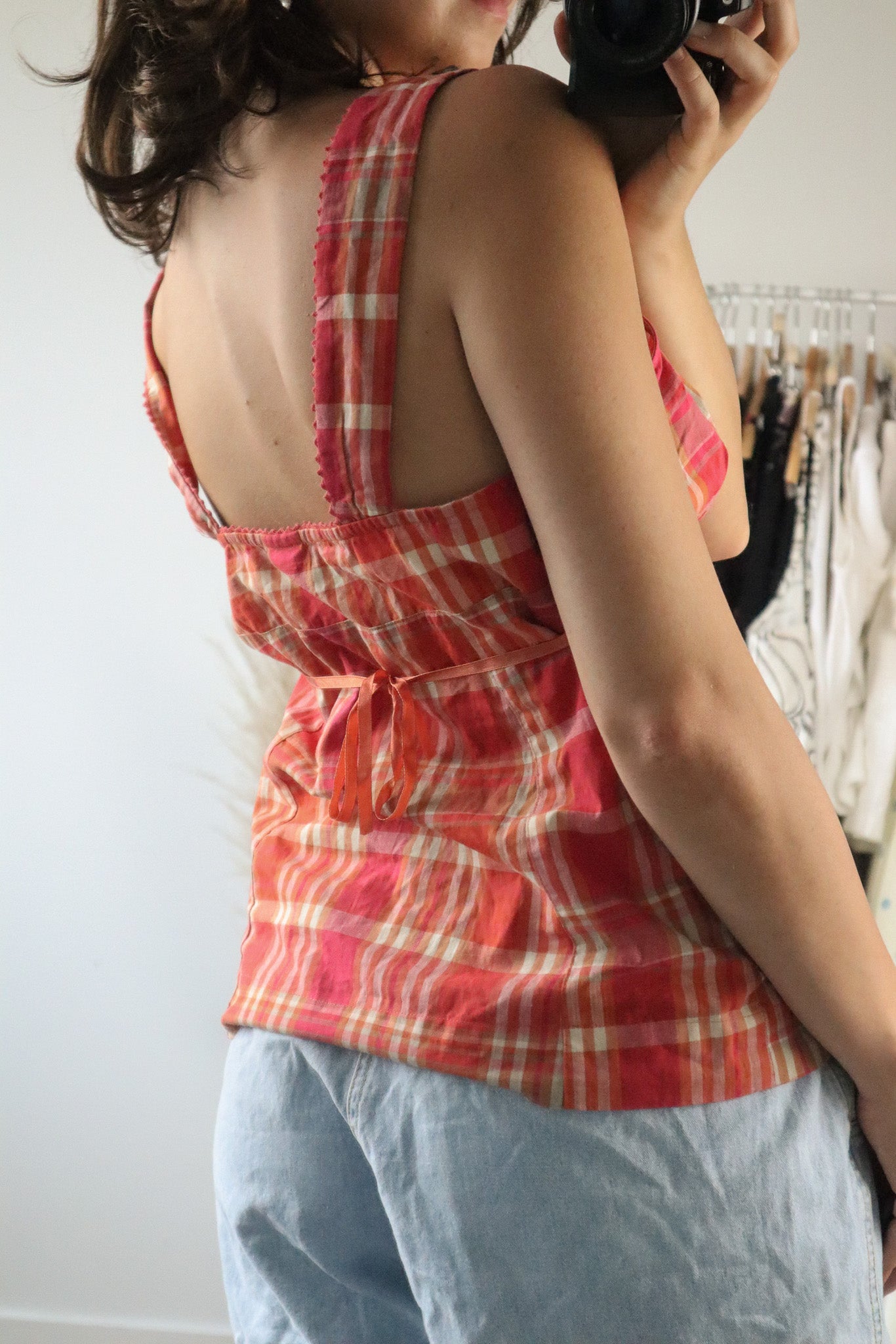 Vintage x Plaid Tank (M)