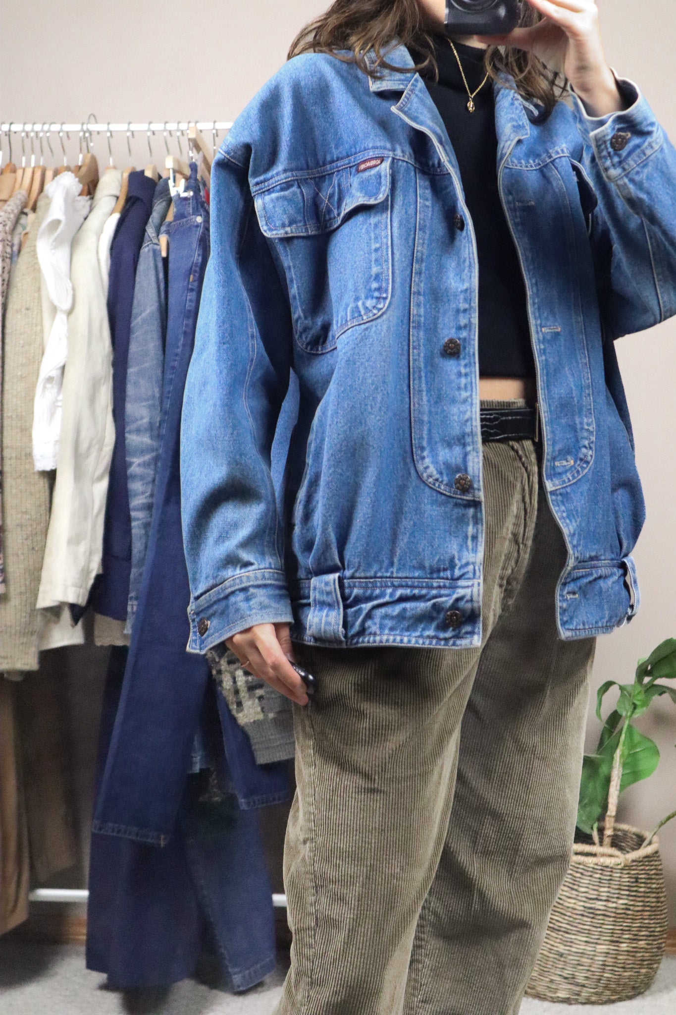 Vintage x Denim Bomber (M/L)