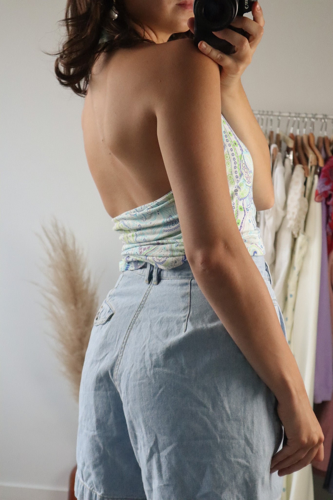 Vintage x Paisly Halter Tank (S)