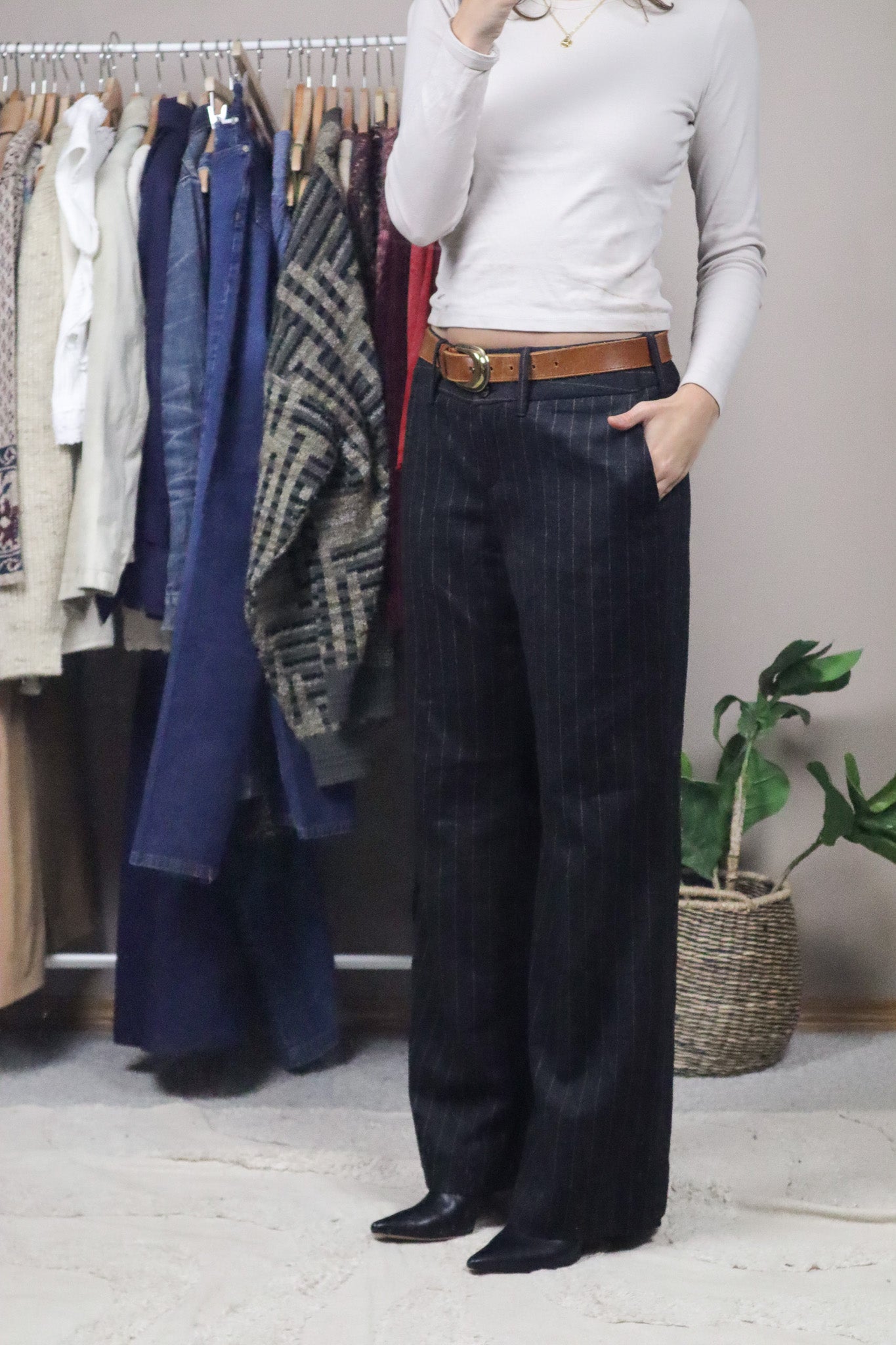 Vintage x Armani Collezioni Pinstriped Pants (8)