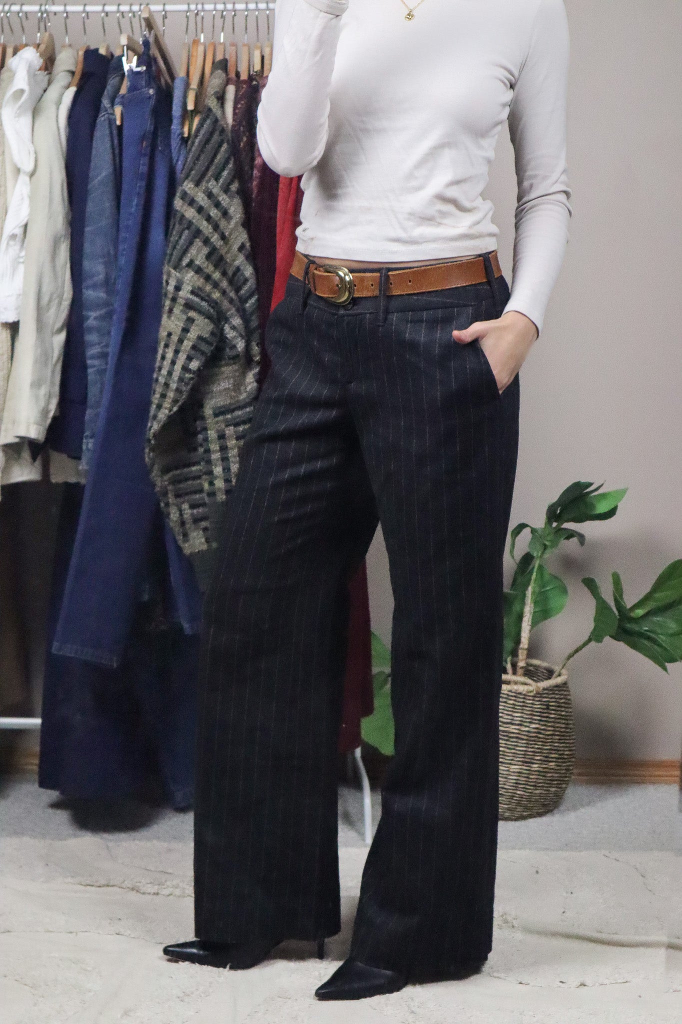 Vintage x Armani Collezioni Pinstriped Pants (8)
