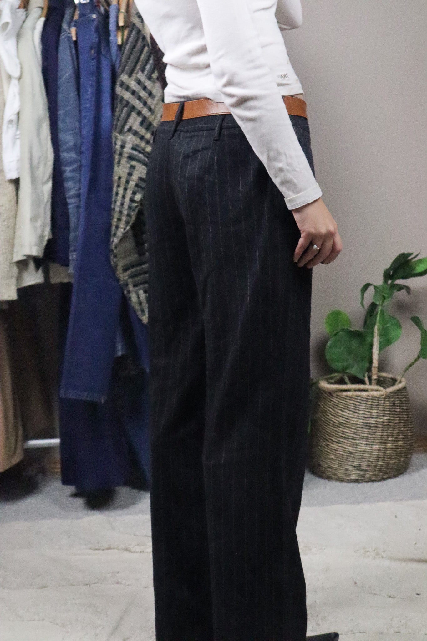 Vintage x Armani Collezioni Pinstriped Pants (8)