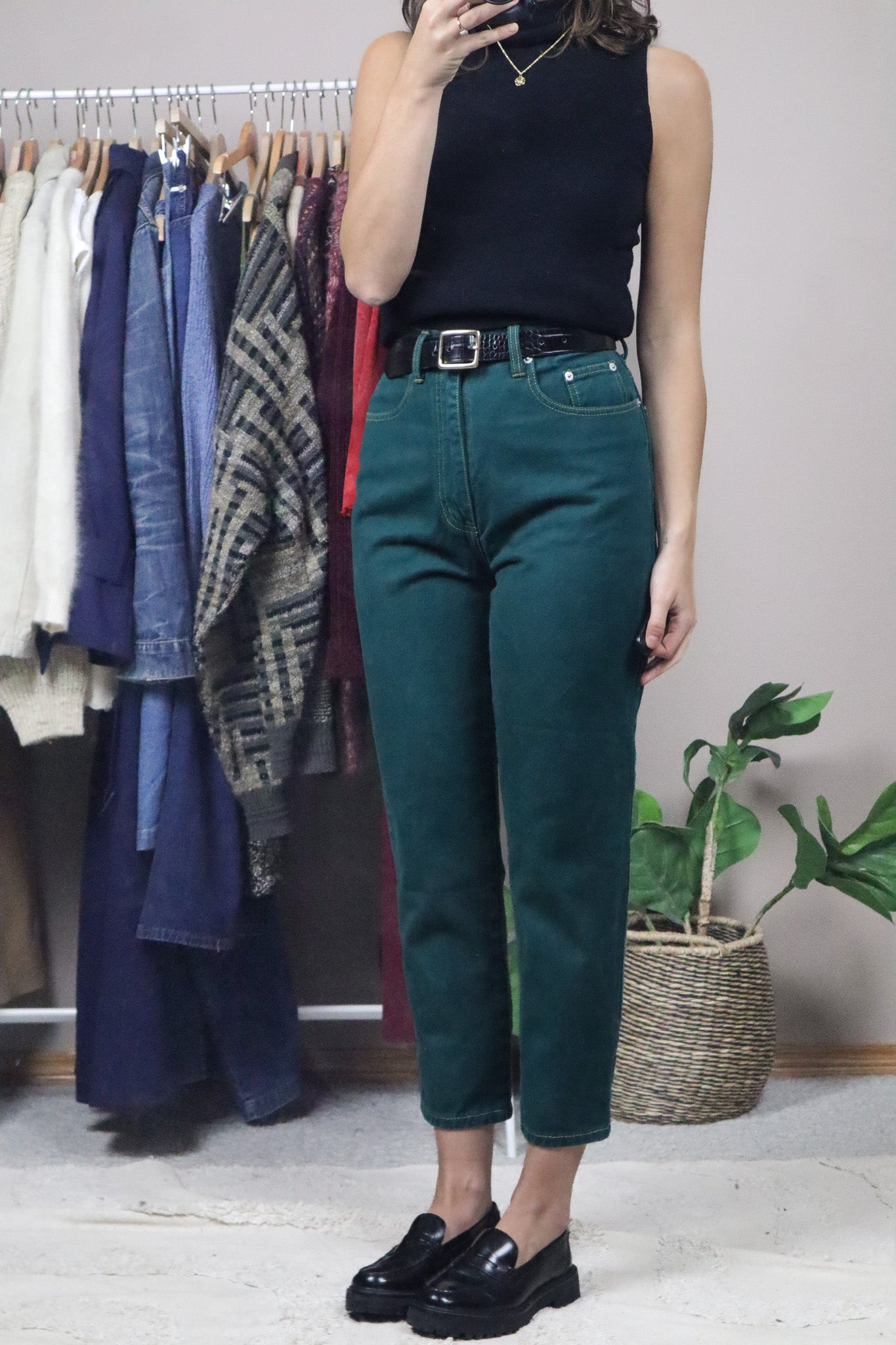 Vintage x Green Mom Jeans (0/2)