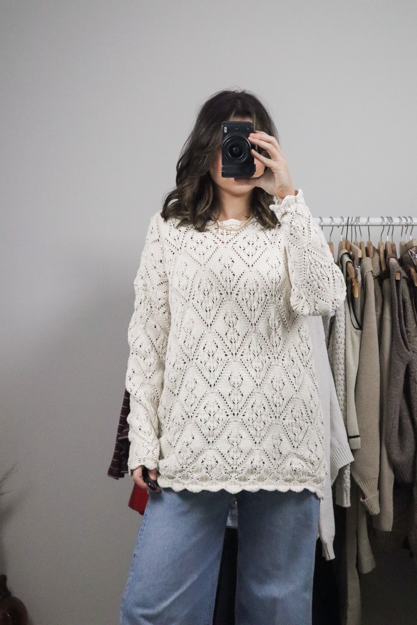 Vintage x Cotton Knit Sweater (M)