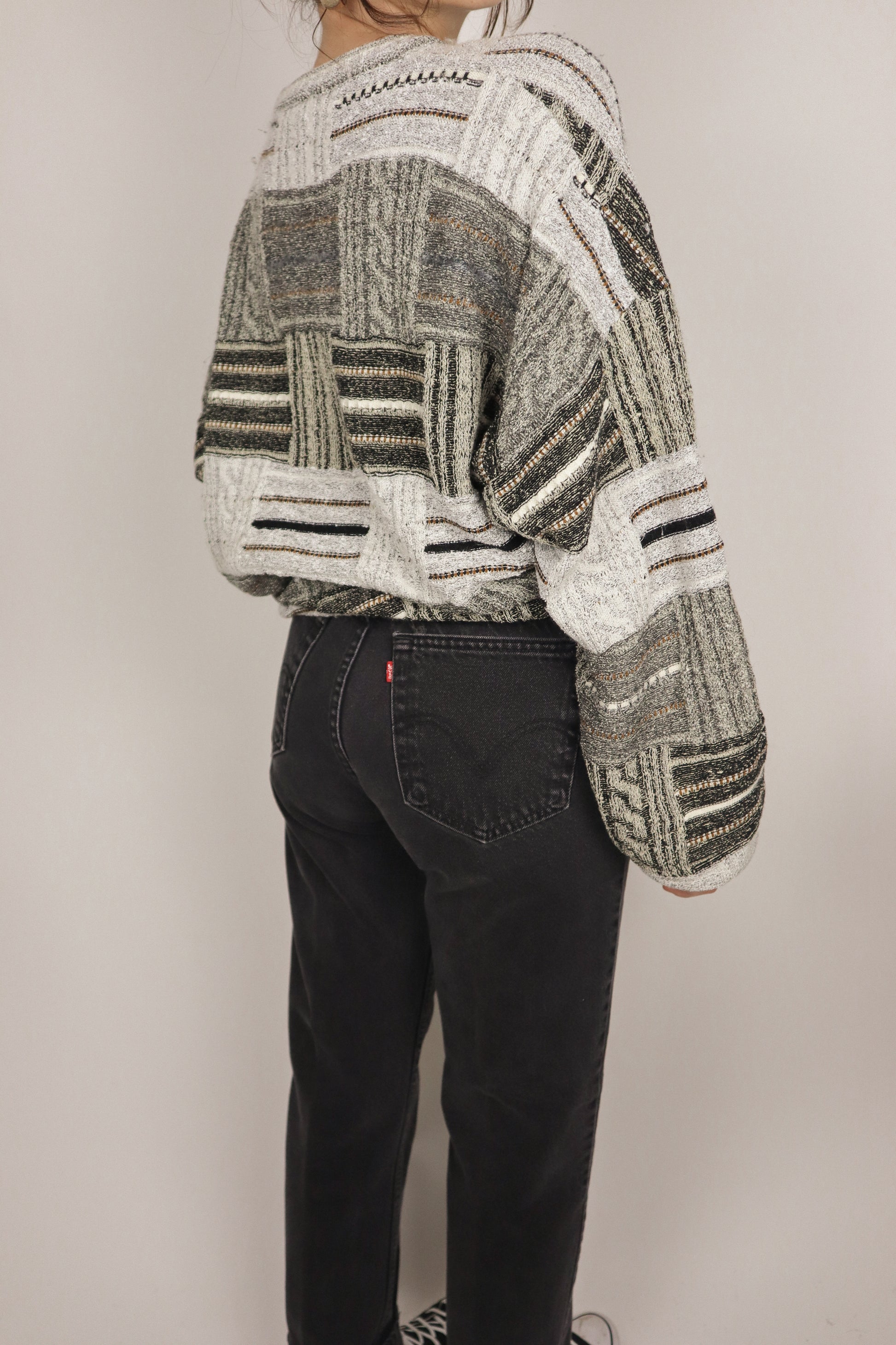 Made in Canada x Vintage x Patterned Knit (L/XL)