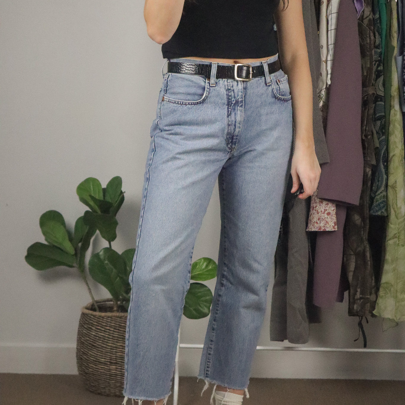 Made in Italy x Vintage x Ankle Crop Jeans (4)