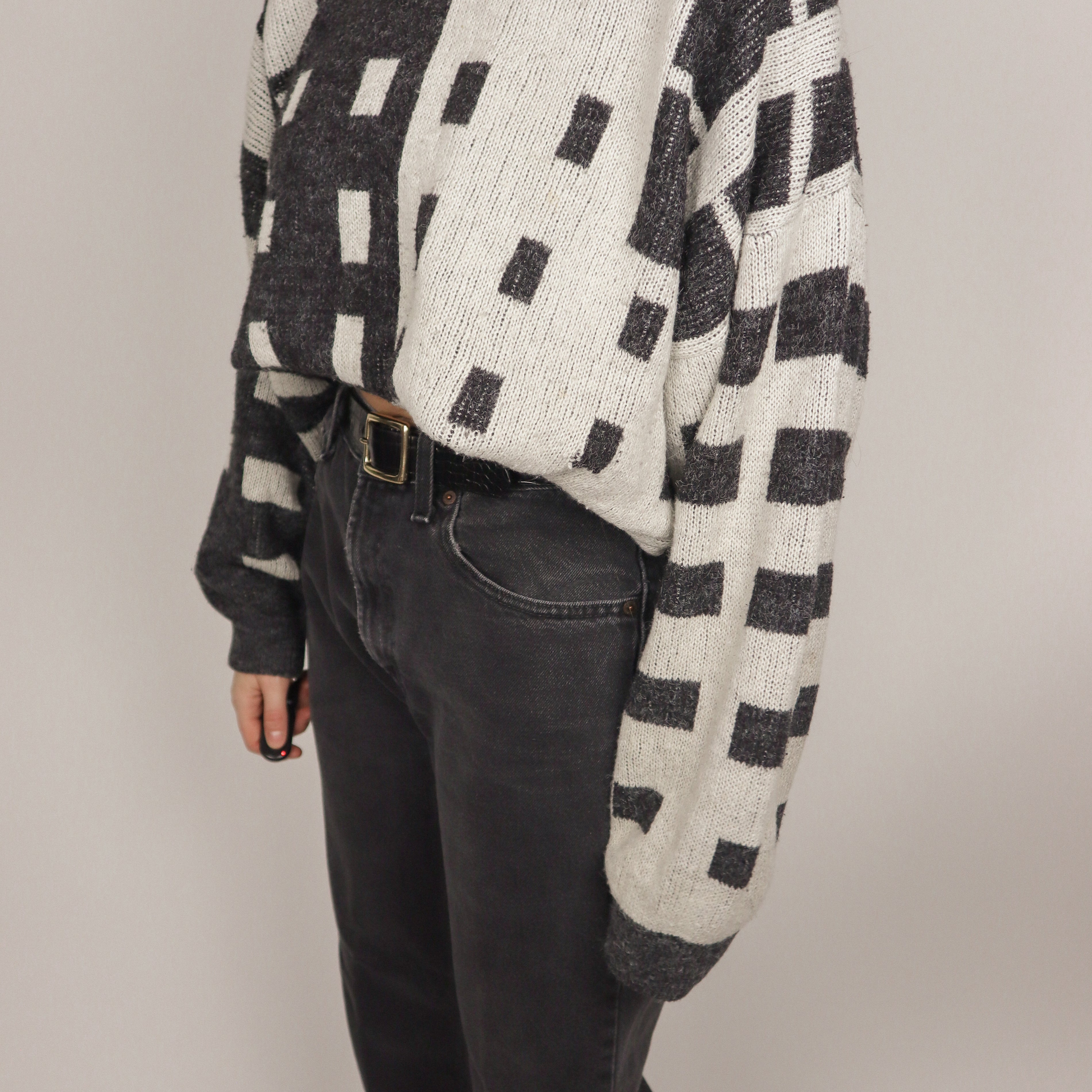 Vintage x Patterned Knit (M)