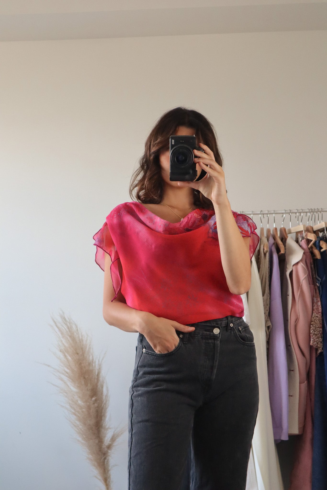 Made in Canada x Mesh Floral Tank (L/XL)