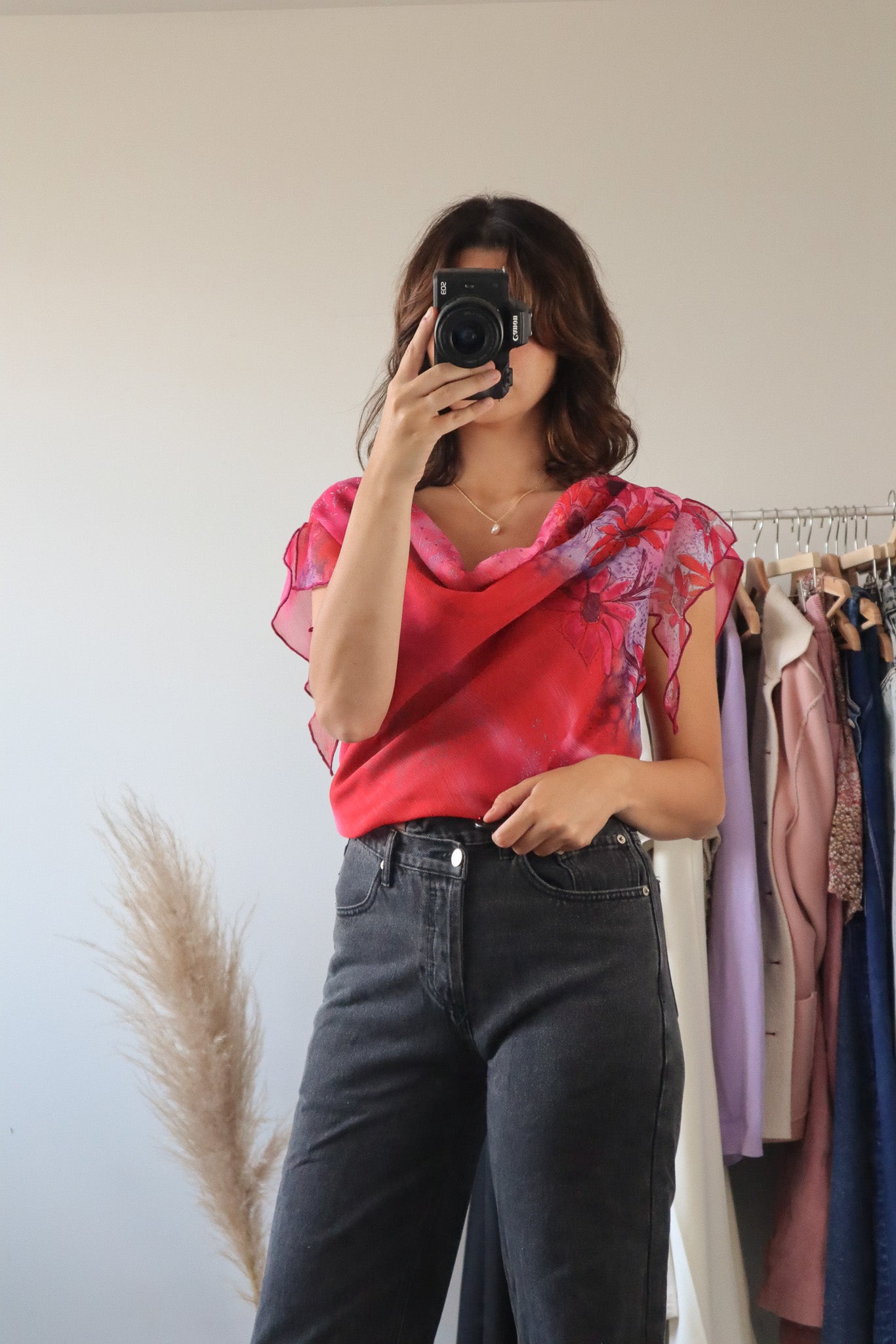 Made in Canada x Mesh Floral Tank (L/XL)