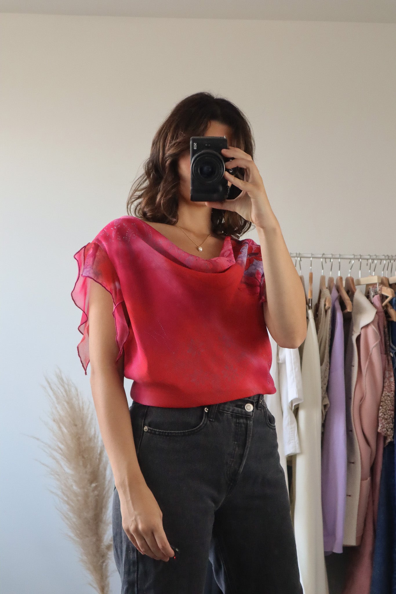 Made in Canada x Mesh Floral Tank (L/XL)