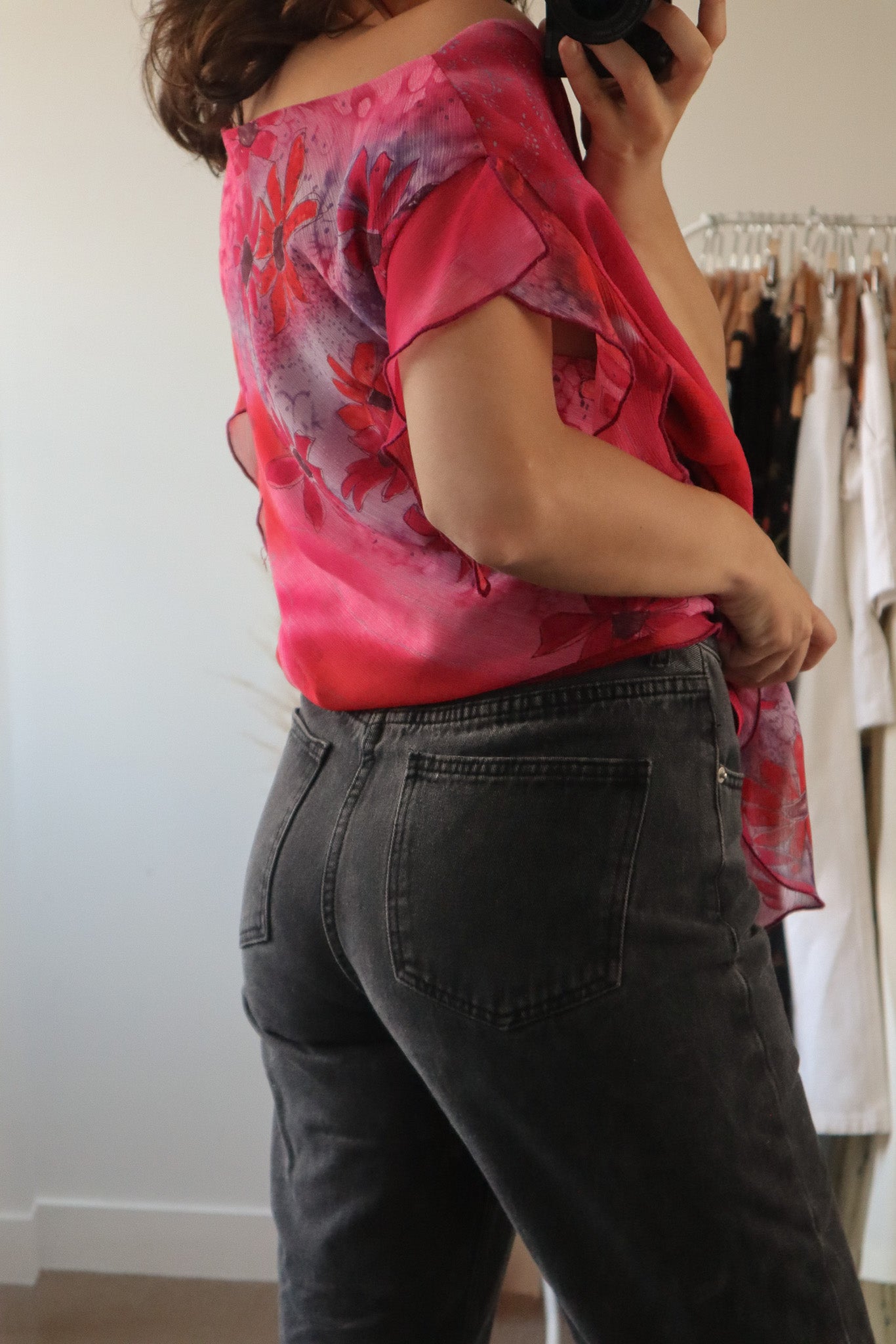 Made in Canada x Mesh Floral Tank (L/XL)