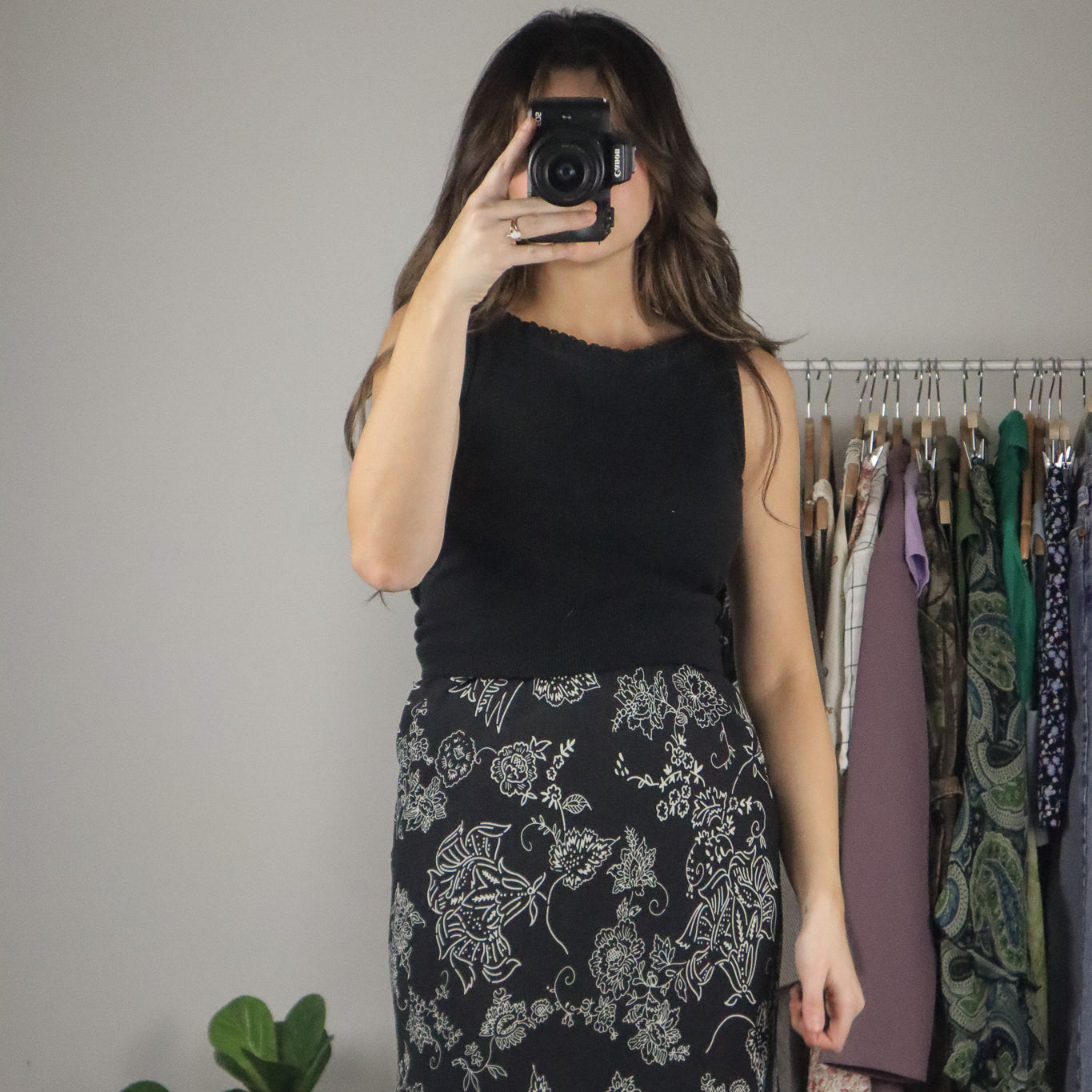 Vintage x Lace Trim Tank (M)