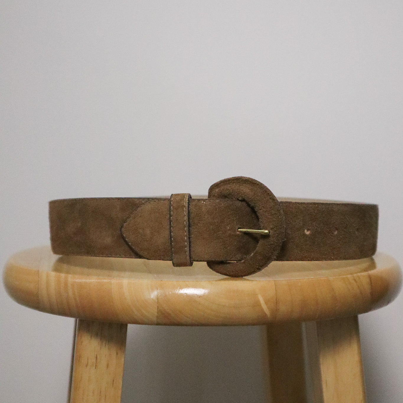 Vintage x Suede Belt (S)