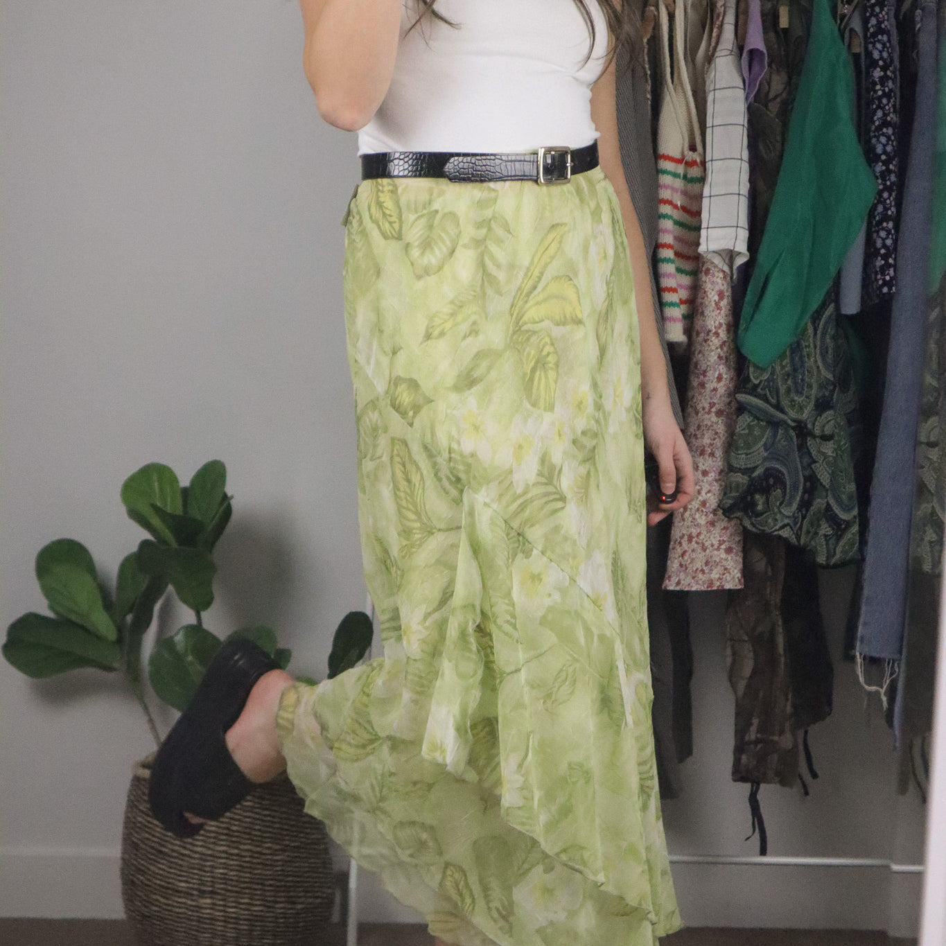 Made in Canada x Vintage x Pattered Skirt (6)