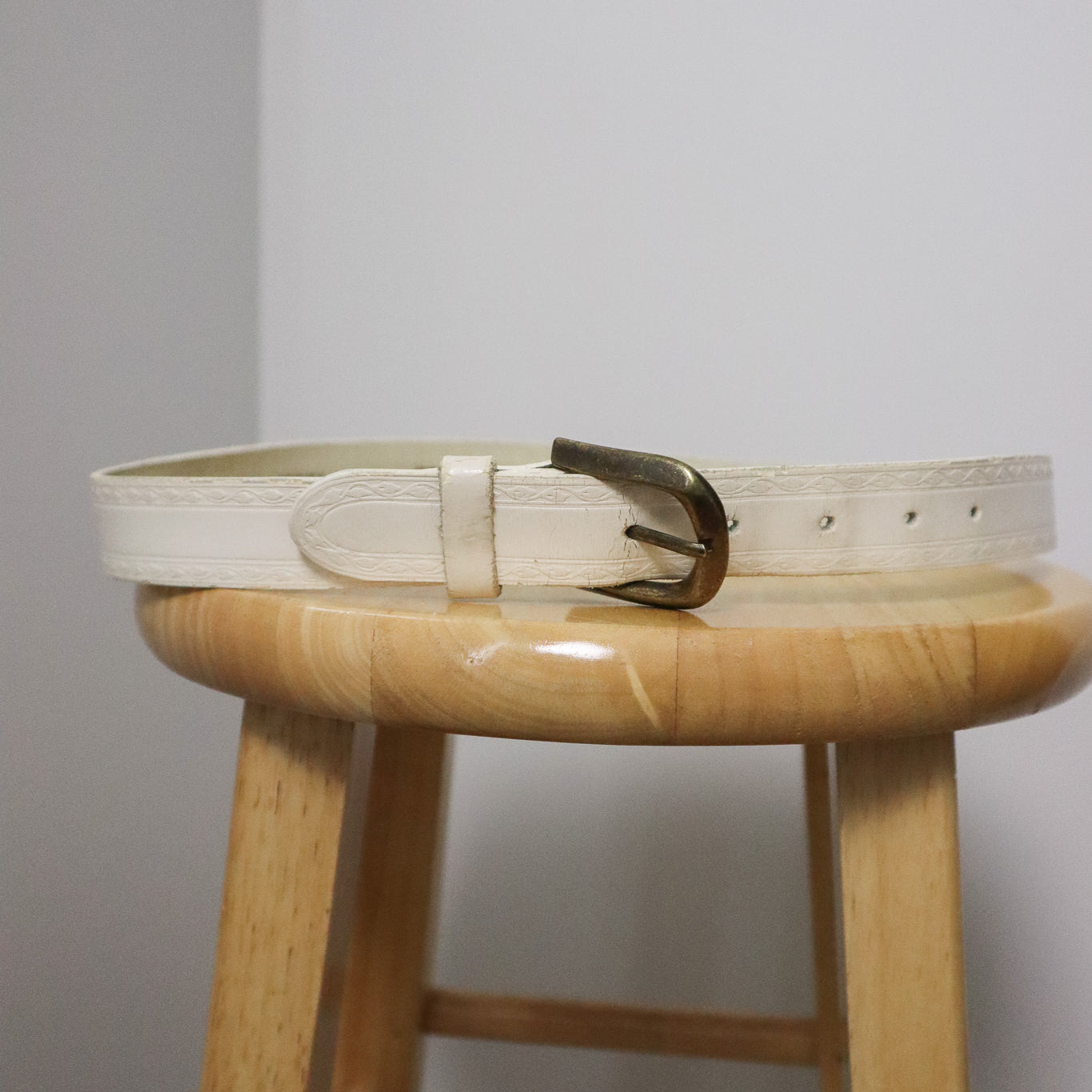 Made in Canada x Vintage x Leather Belt (S)