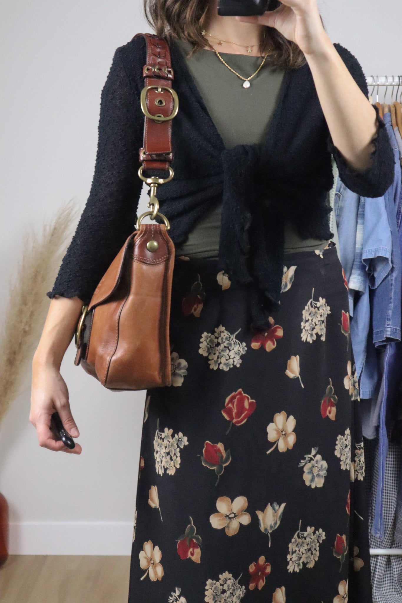 Vintage x Coach Leather Bleecker Purse