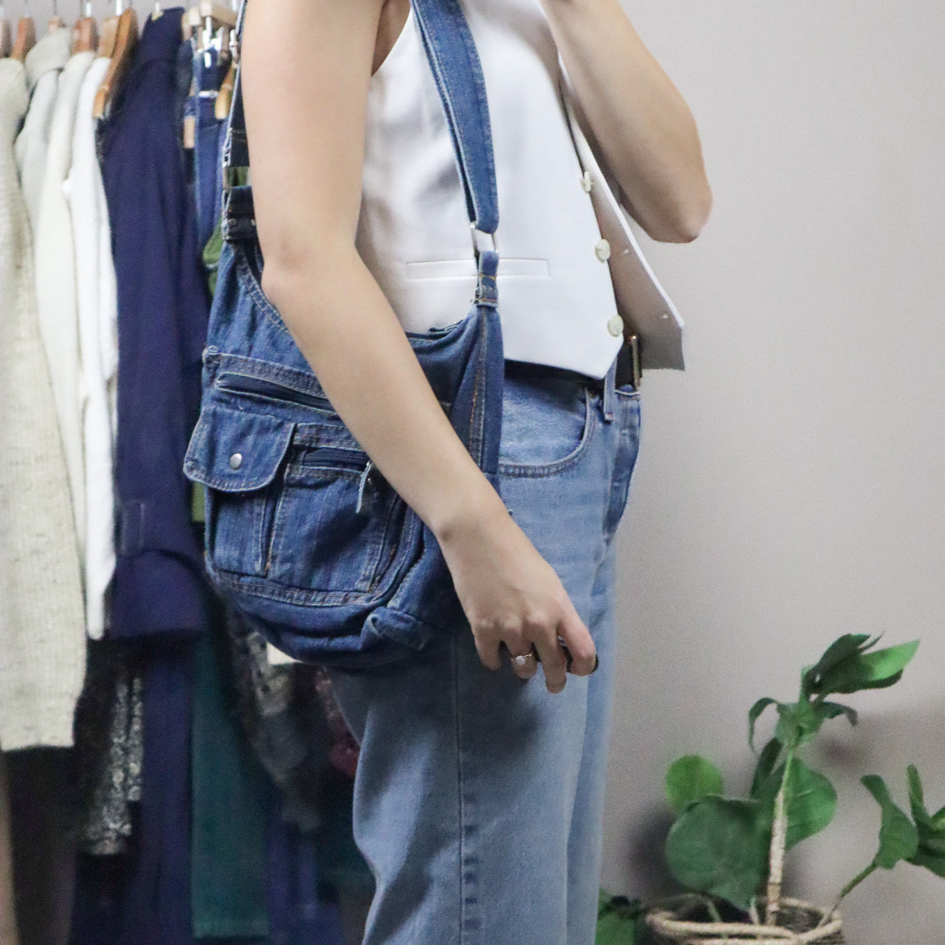 Vintage x Denim Purse
