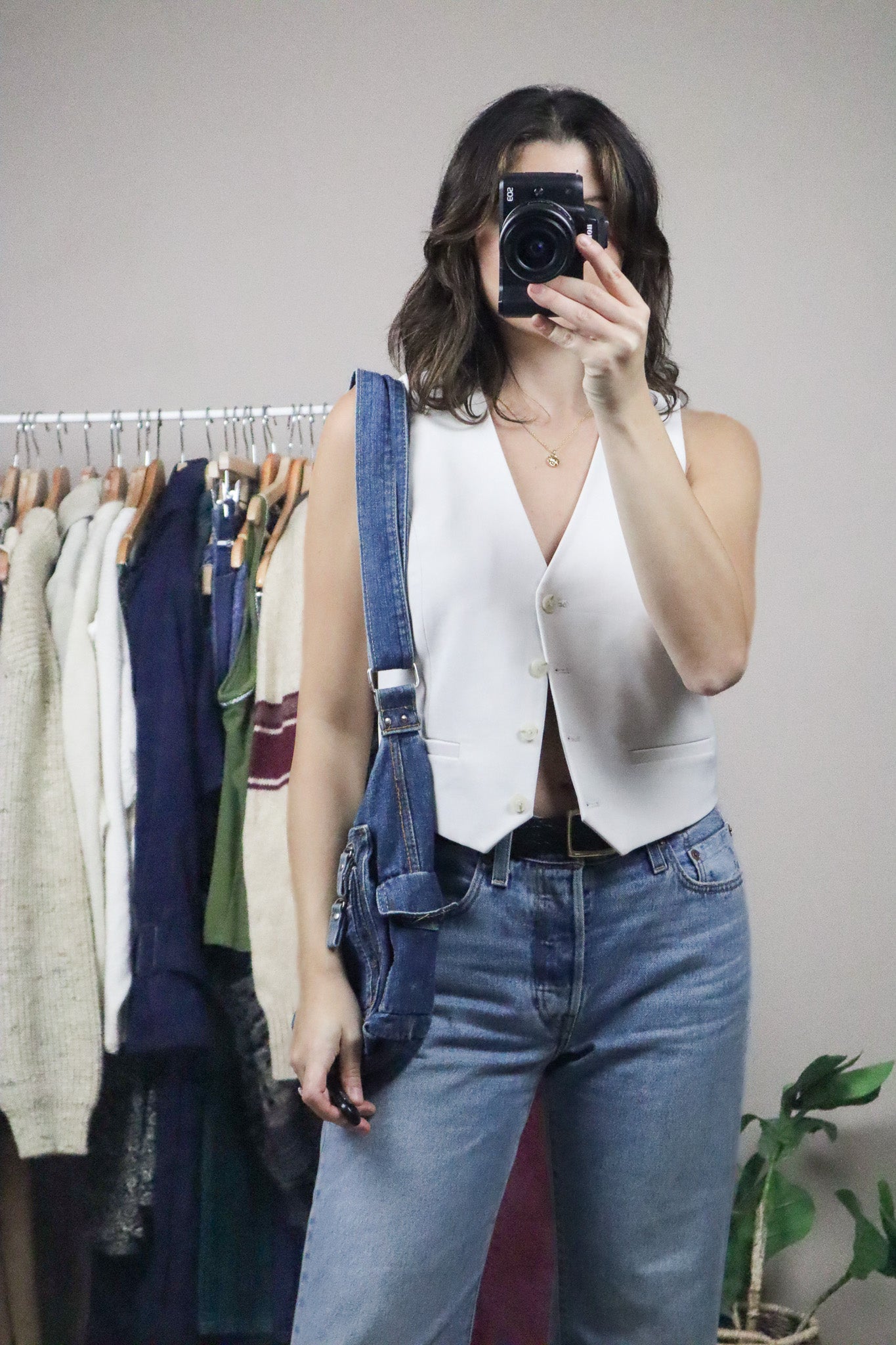 Vintage x Denim Purse