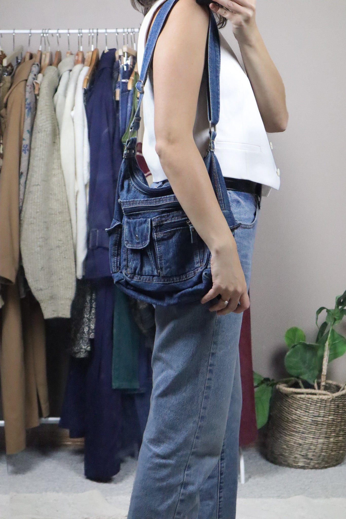 Vintage x Denim Purse