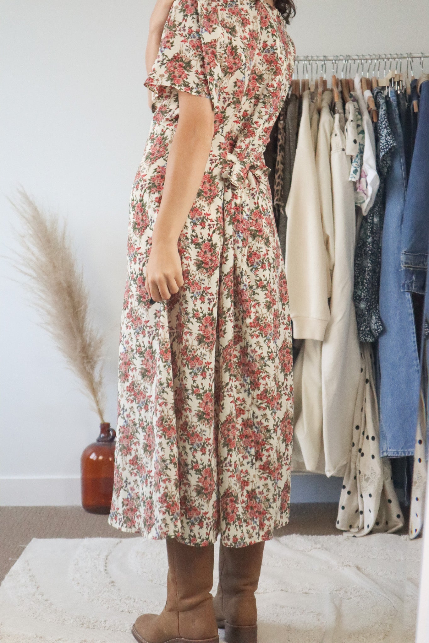 Made in Canada x Vintage x Floral Maxi Dress (10)
