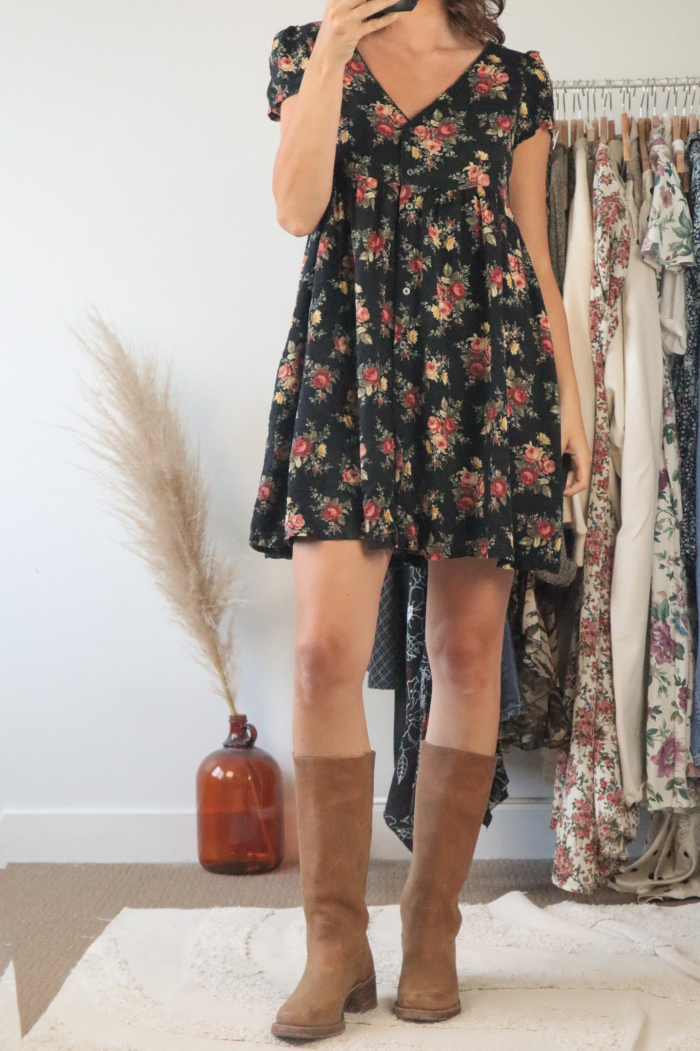 Ralph Lauren x Floral Babydoll Dress (M)