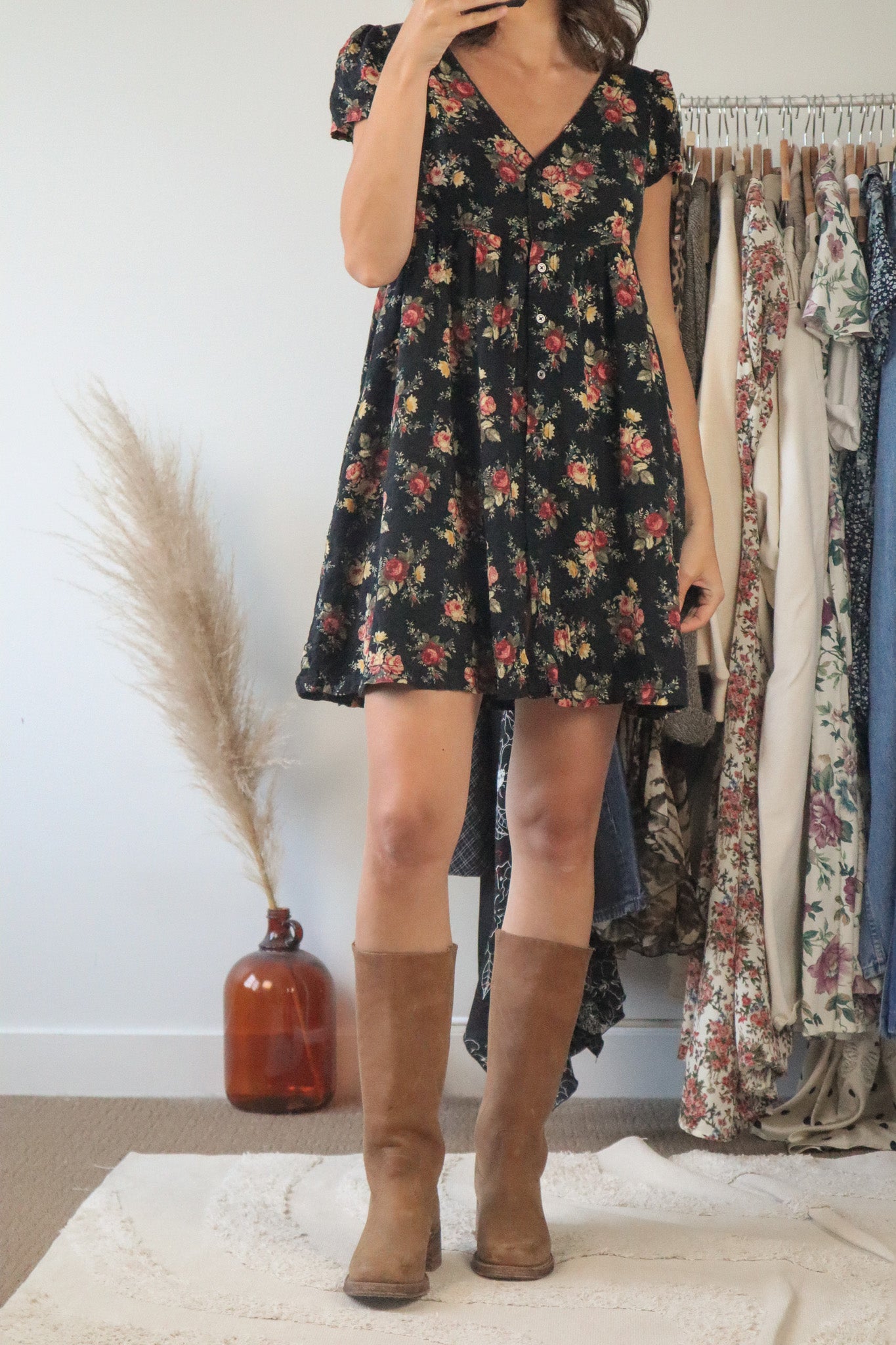 Ralph Lauren x Floral Babydoll Dress (M)