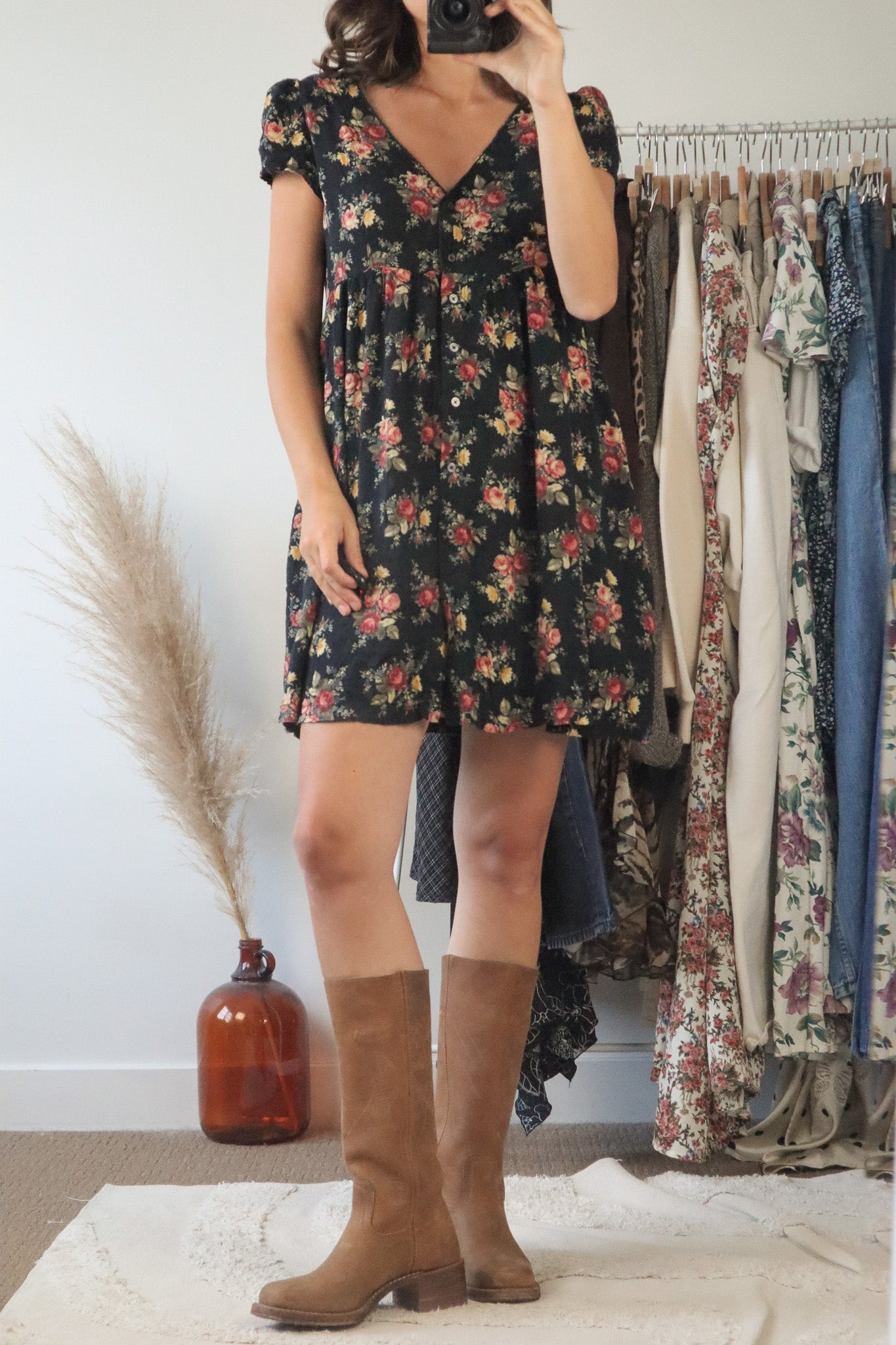 Ralph Lauren x Floral Babydoll Dress (M)