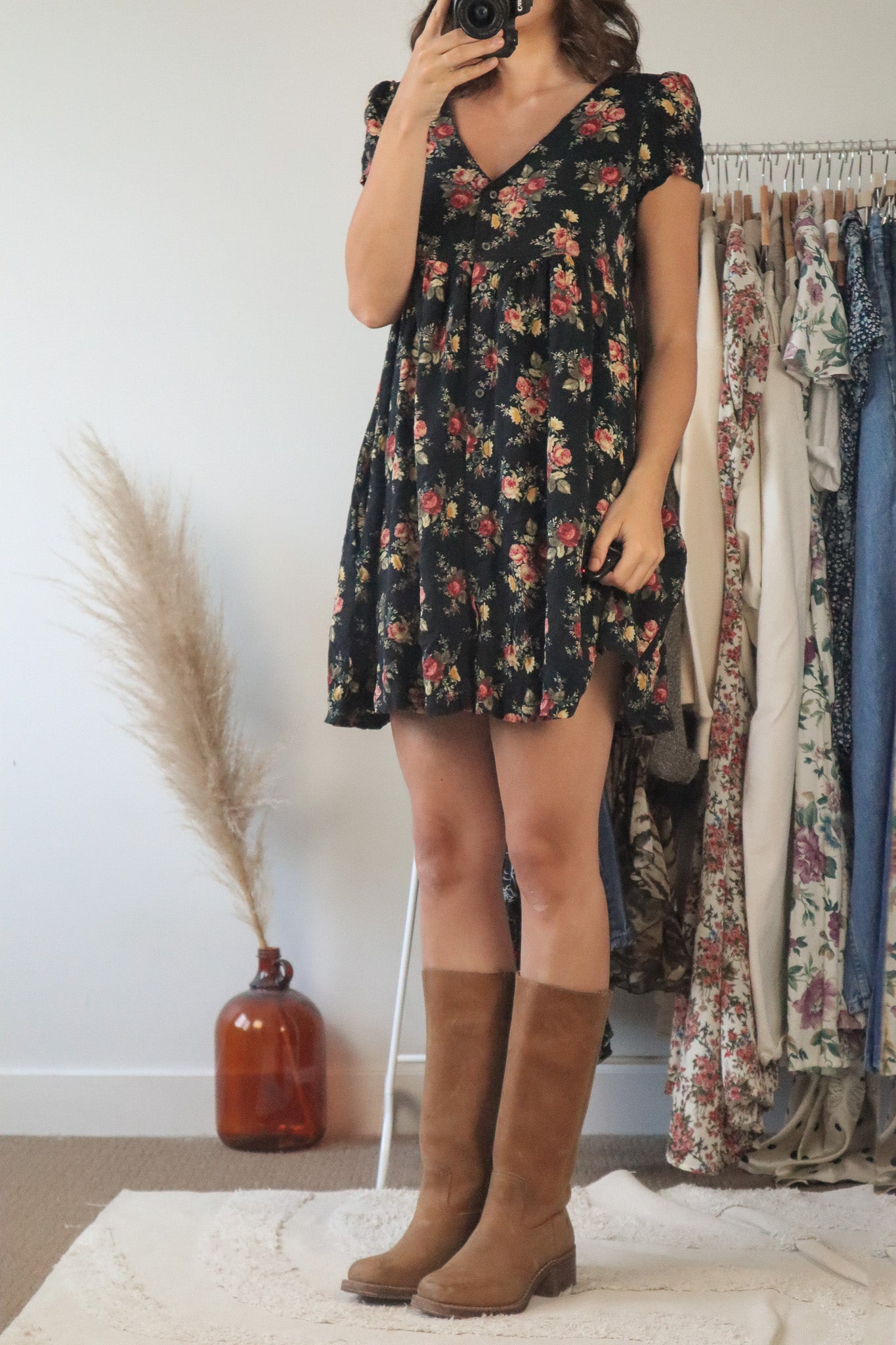 Ralph Lauren x Floral Babydoll Dress (M)