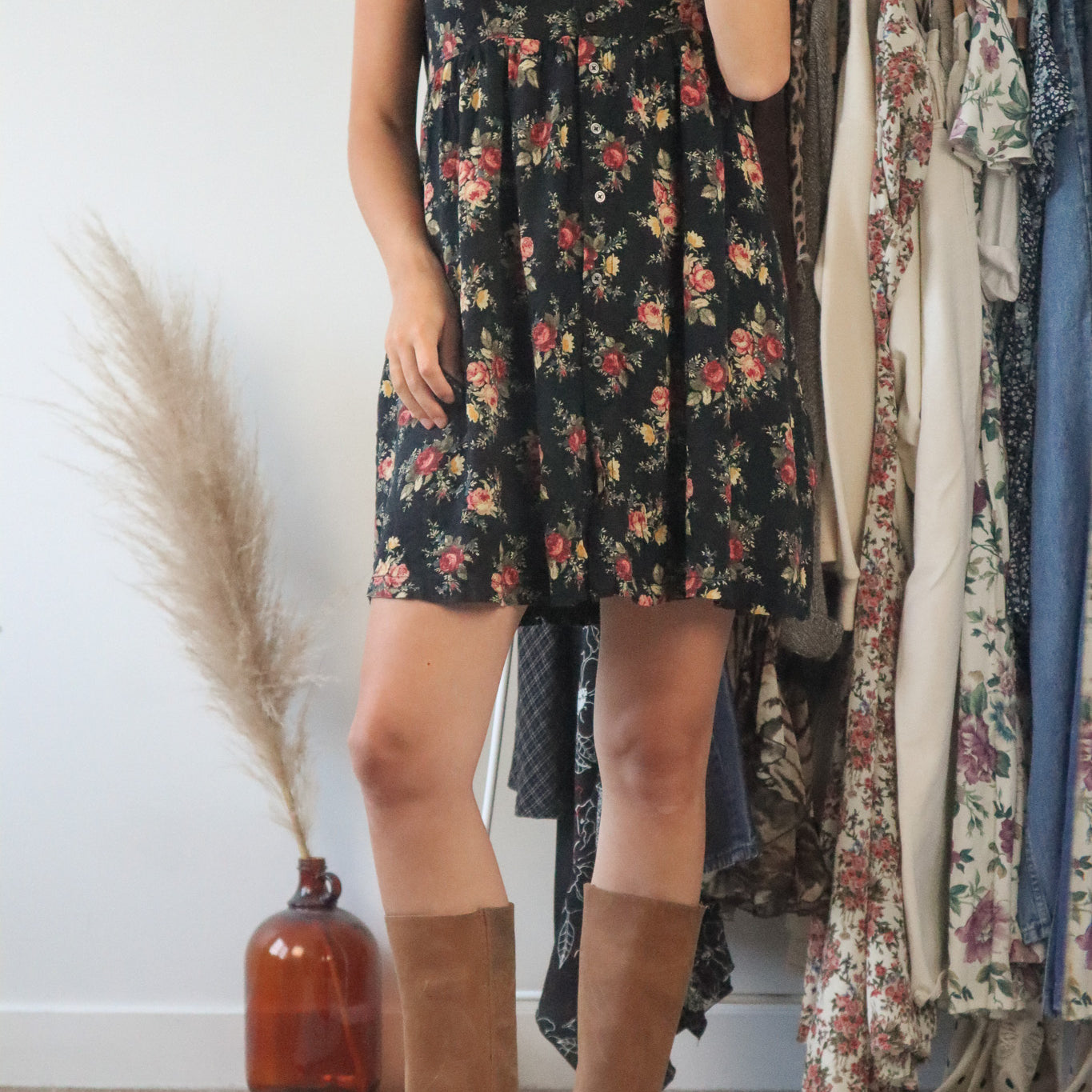 Ralph Lauren x Floral Babydoll Dress (M)
