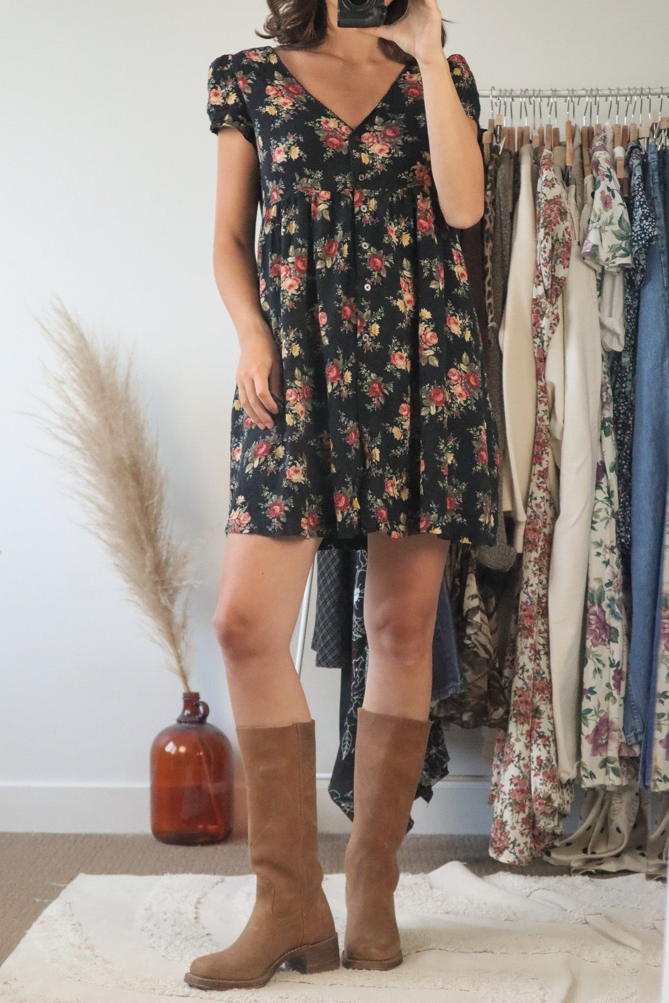 Ralph Lauren x Floral Babydoll Dress (M)