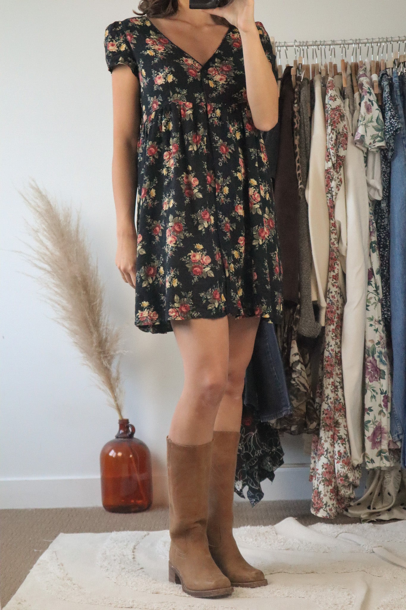 Ralph Lauren x Floral Babydoll Dress (M)