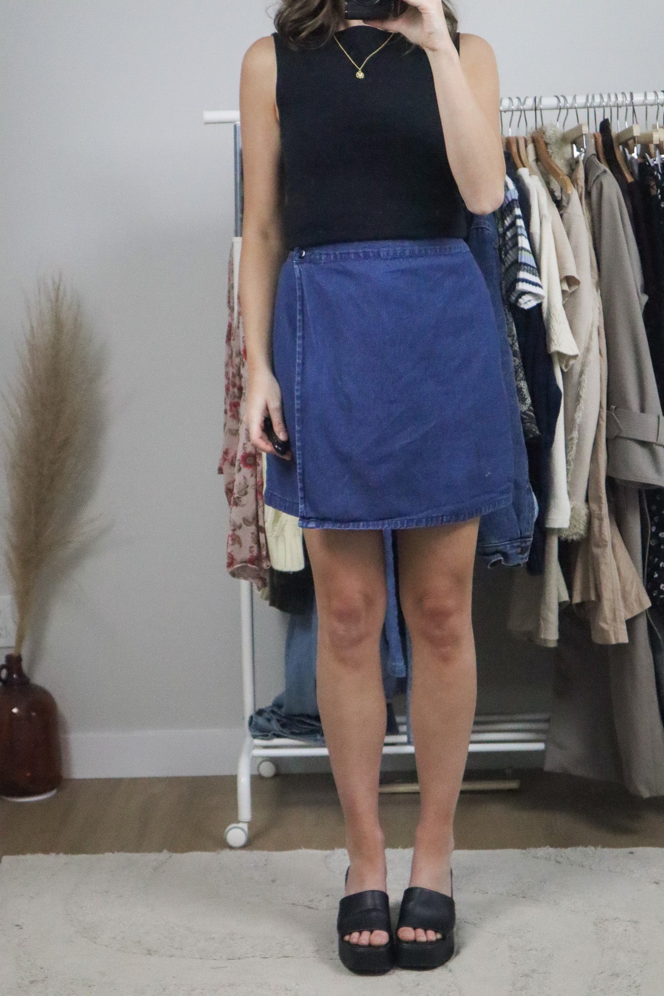 Vintage x Denim Skort (10)