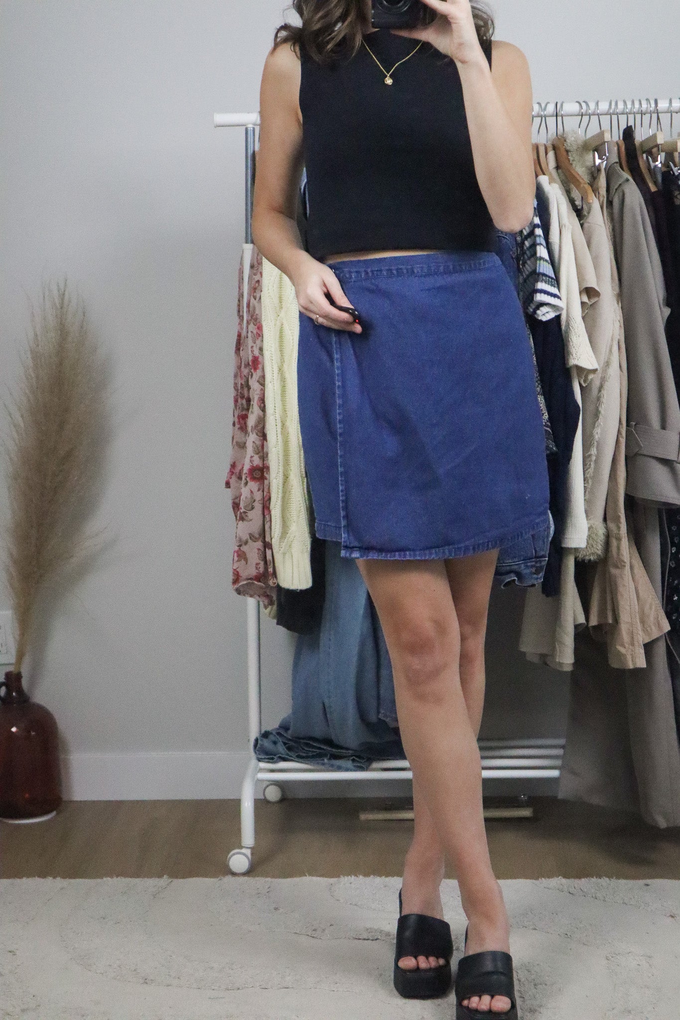 Vintage x Denim Skort (10)
