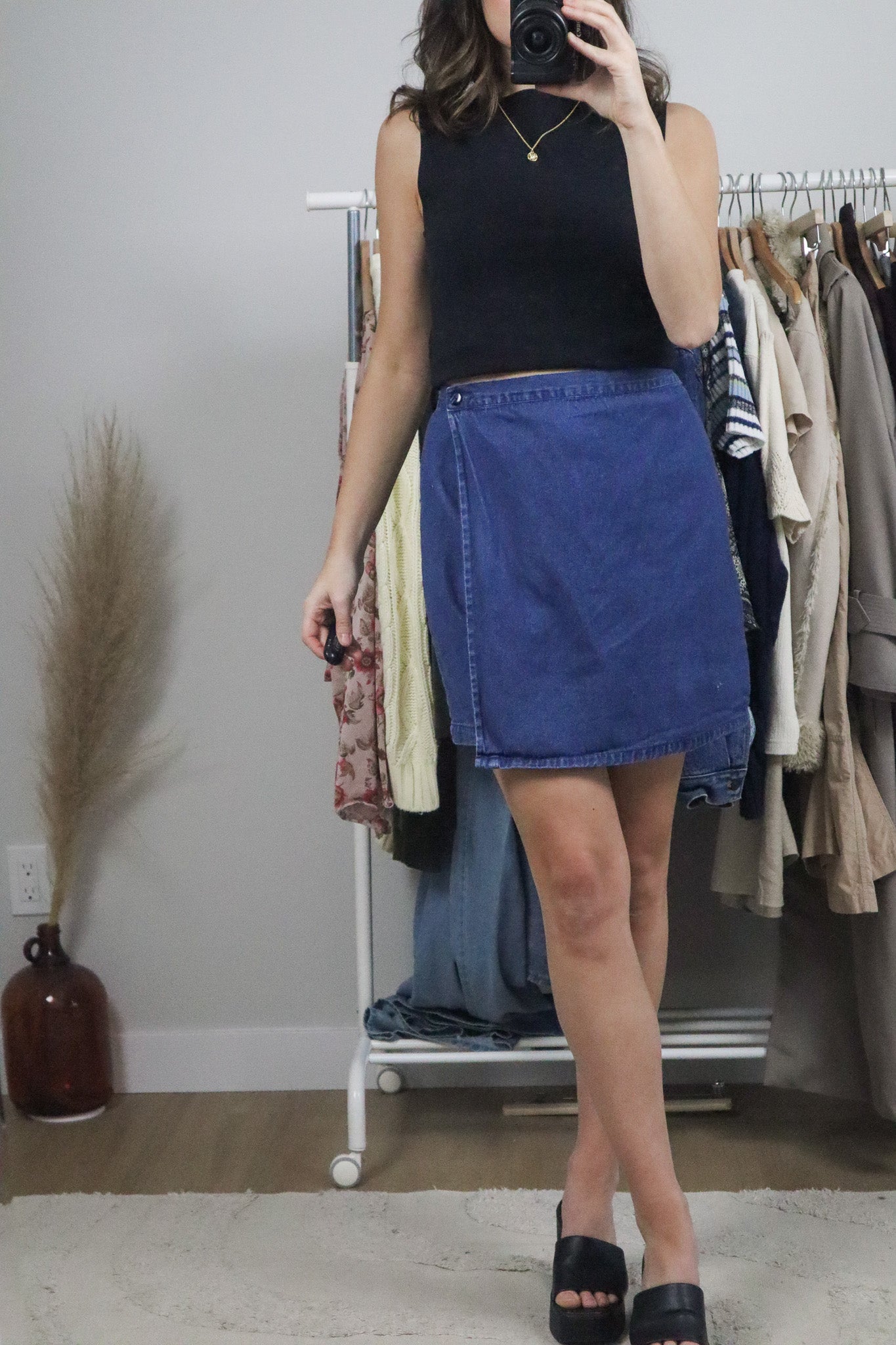 Vintage x Denim Skort (10)