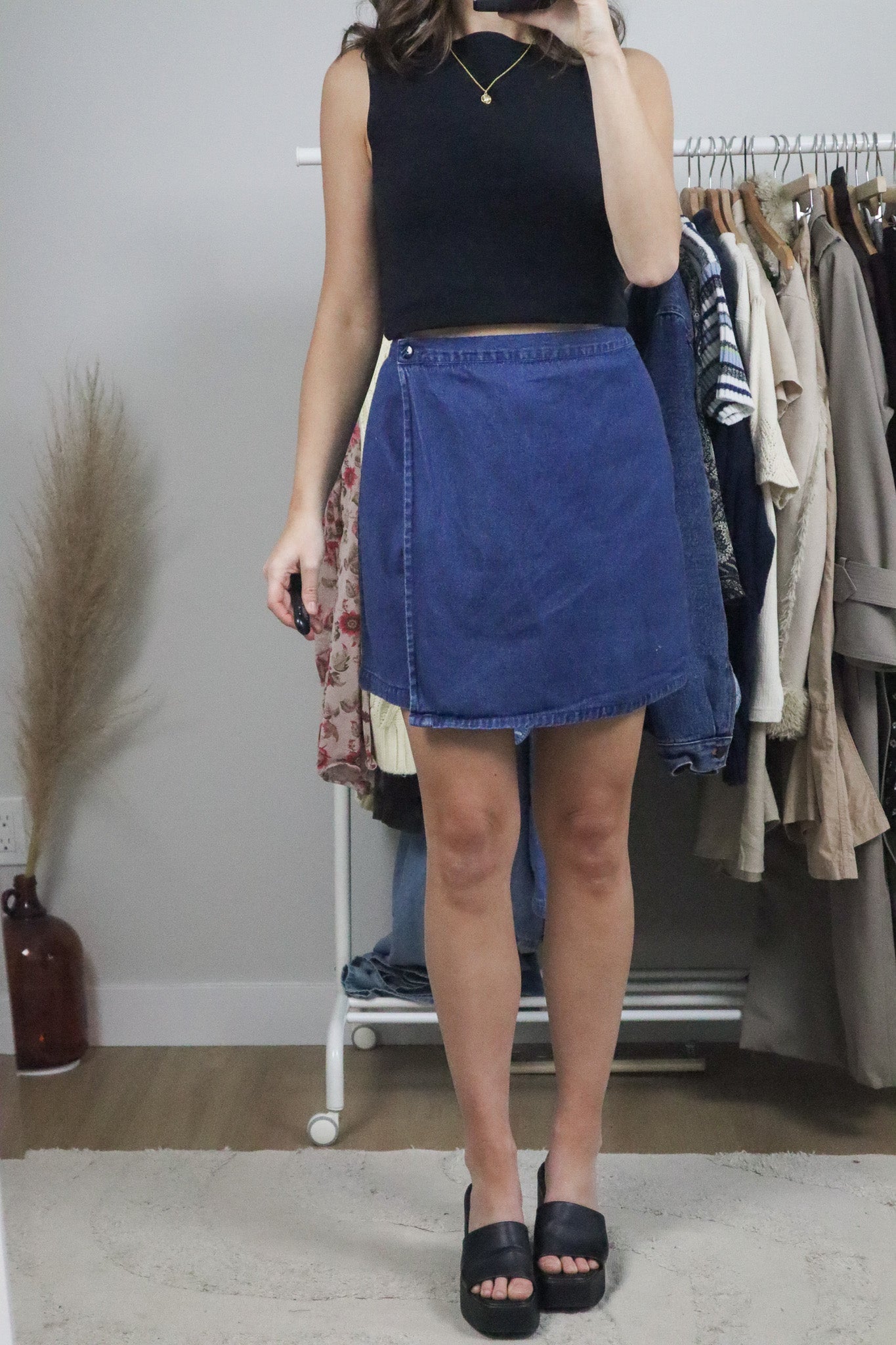 Vintage x Denim Skort (10)