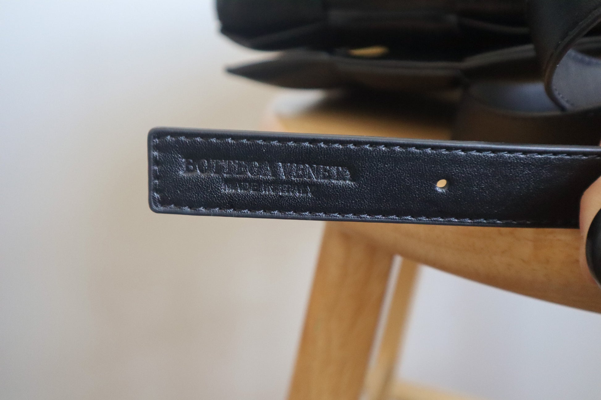 Modern x Leather Woven Purse