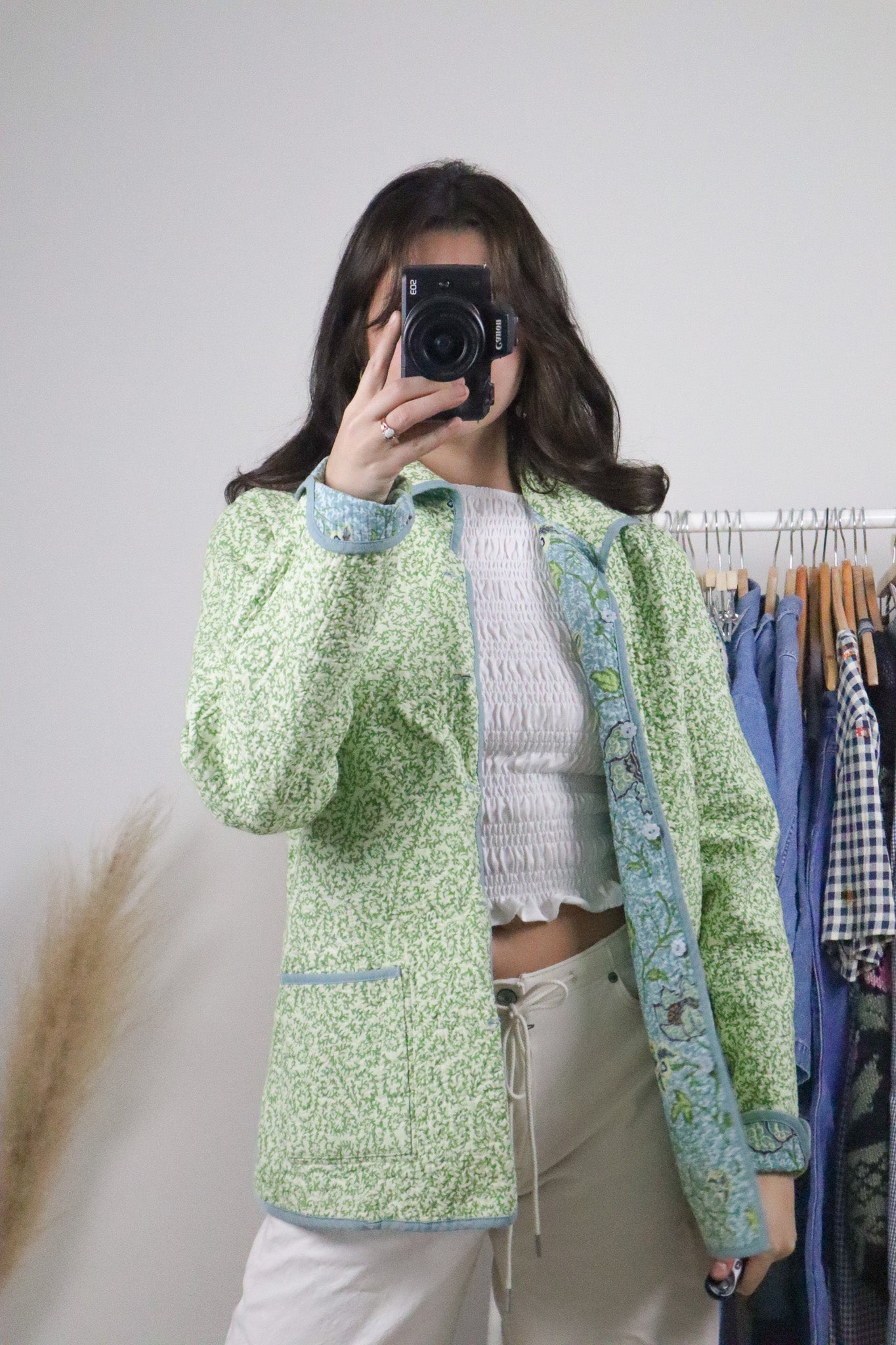 Deadstock x Vintage x Cotton Reversible Quilted Jacket (S)