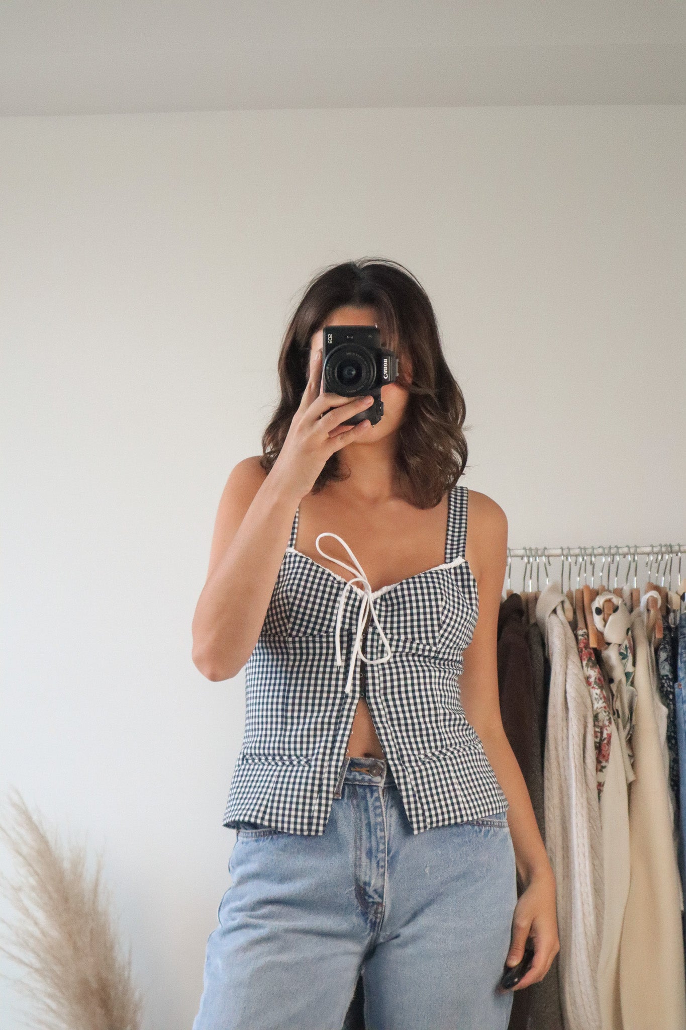 Modern x Gingham Clasp Tank (6)