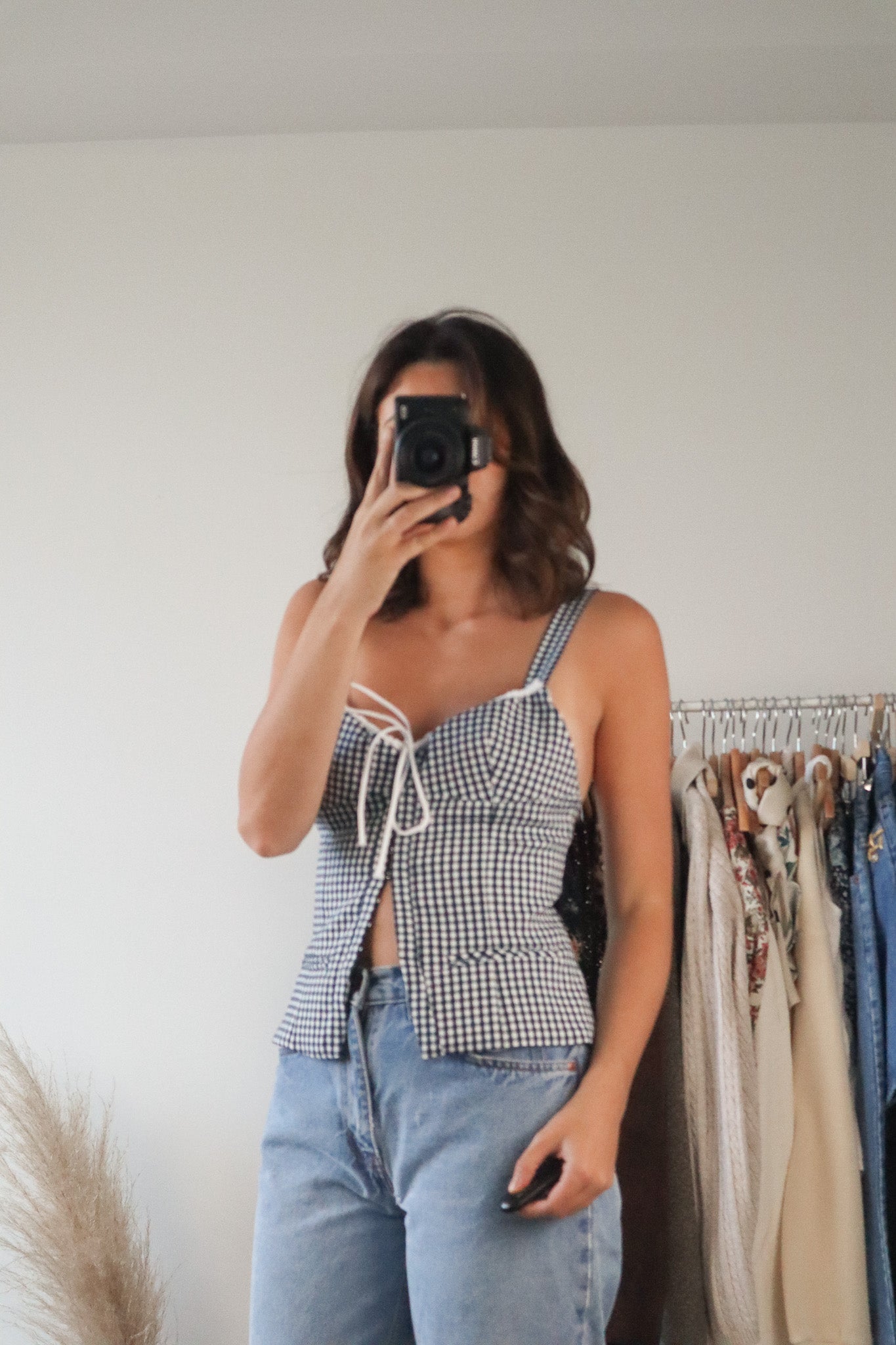 Modern x Gingham Clasp Tank (6)